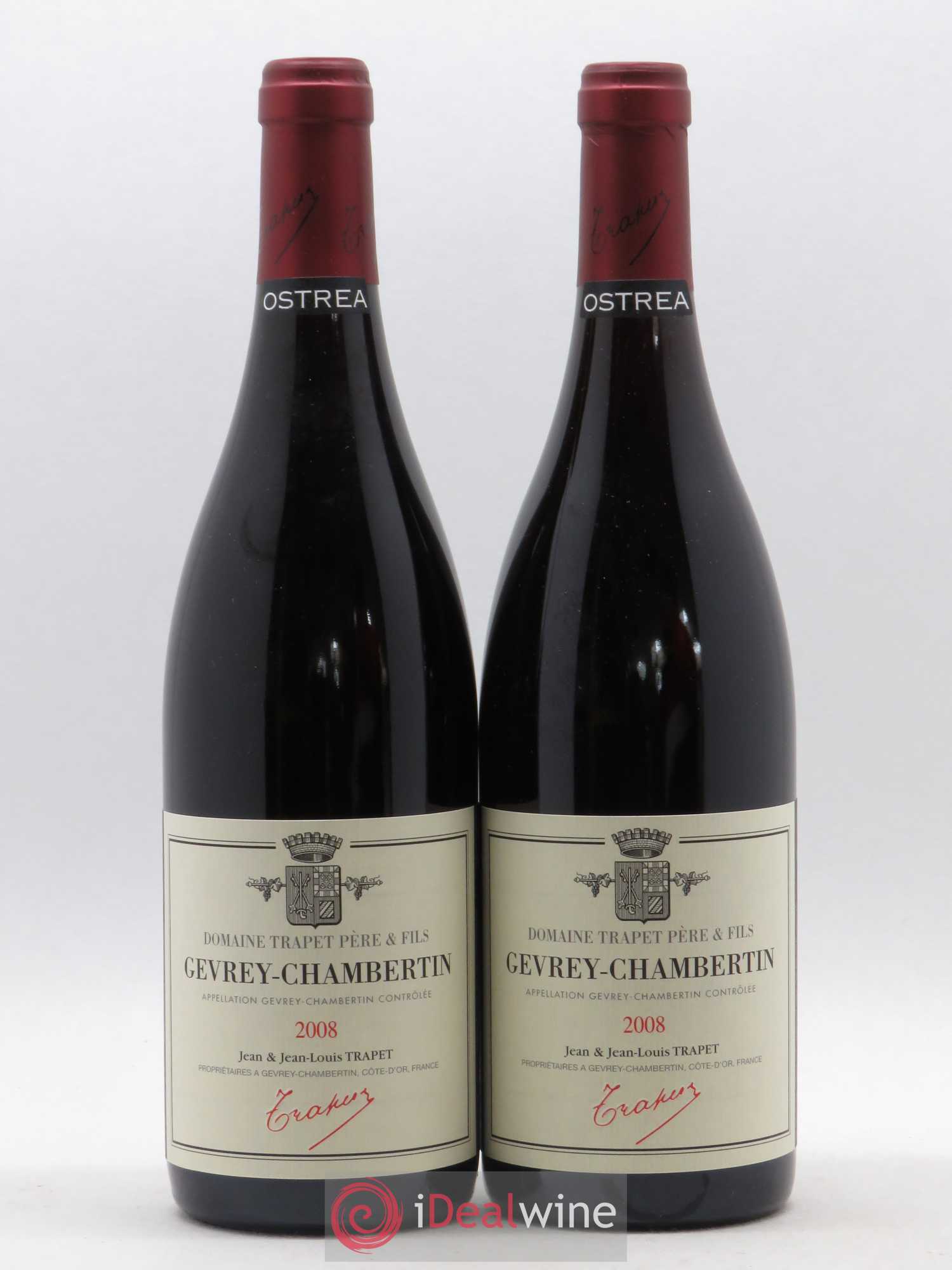Gevrey-Chambertin Ostrea Domaine Trapet 2008 - Lot de 2 bouteilles - 0