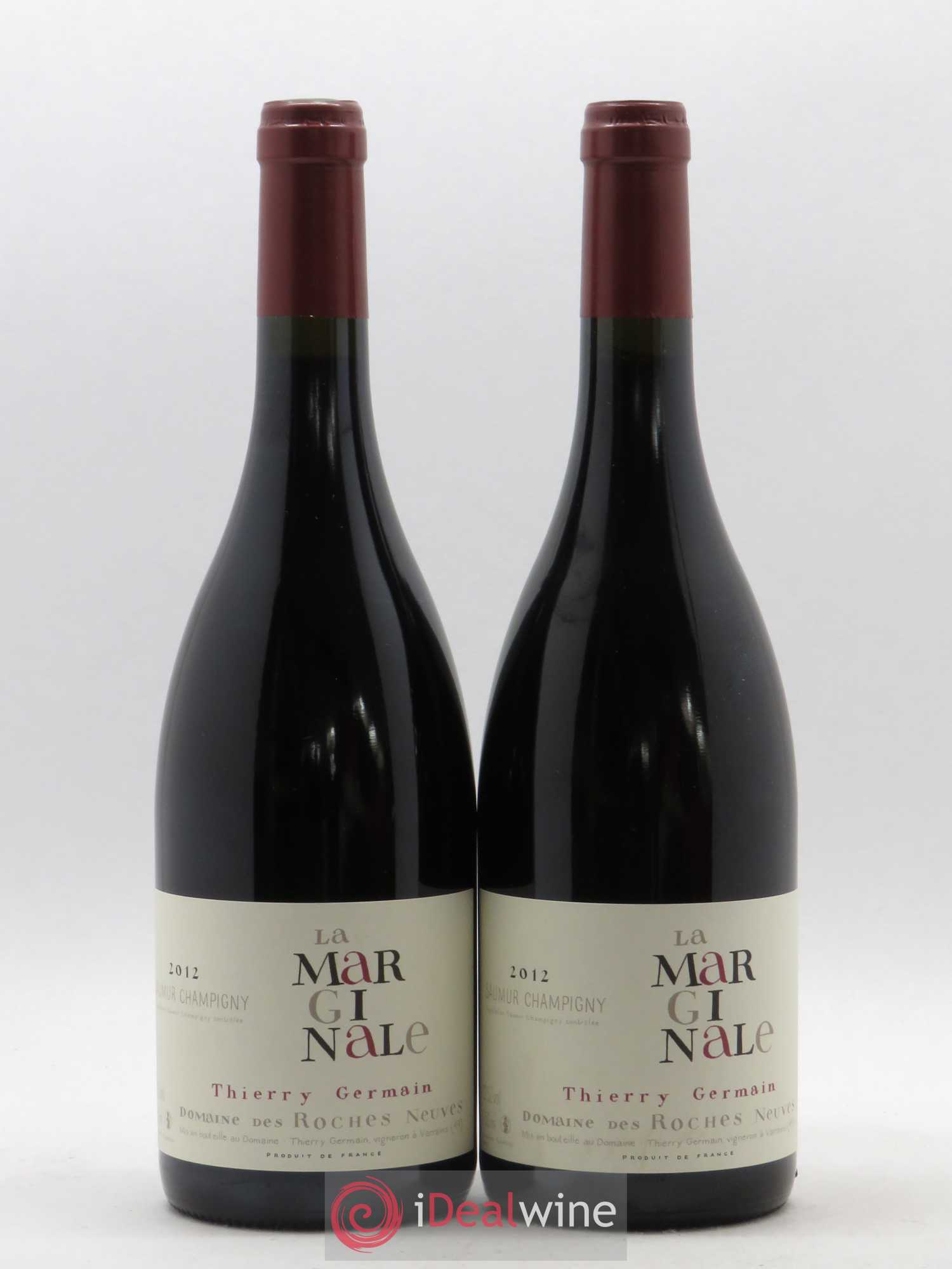 Saumur-Champigny La Marginale Domaine des Roches Neuves - Thierry Germain 2012 - Lot de 2 bouteilles - 0