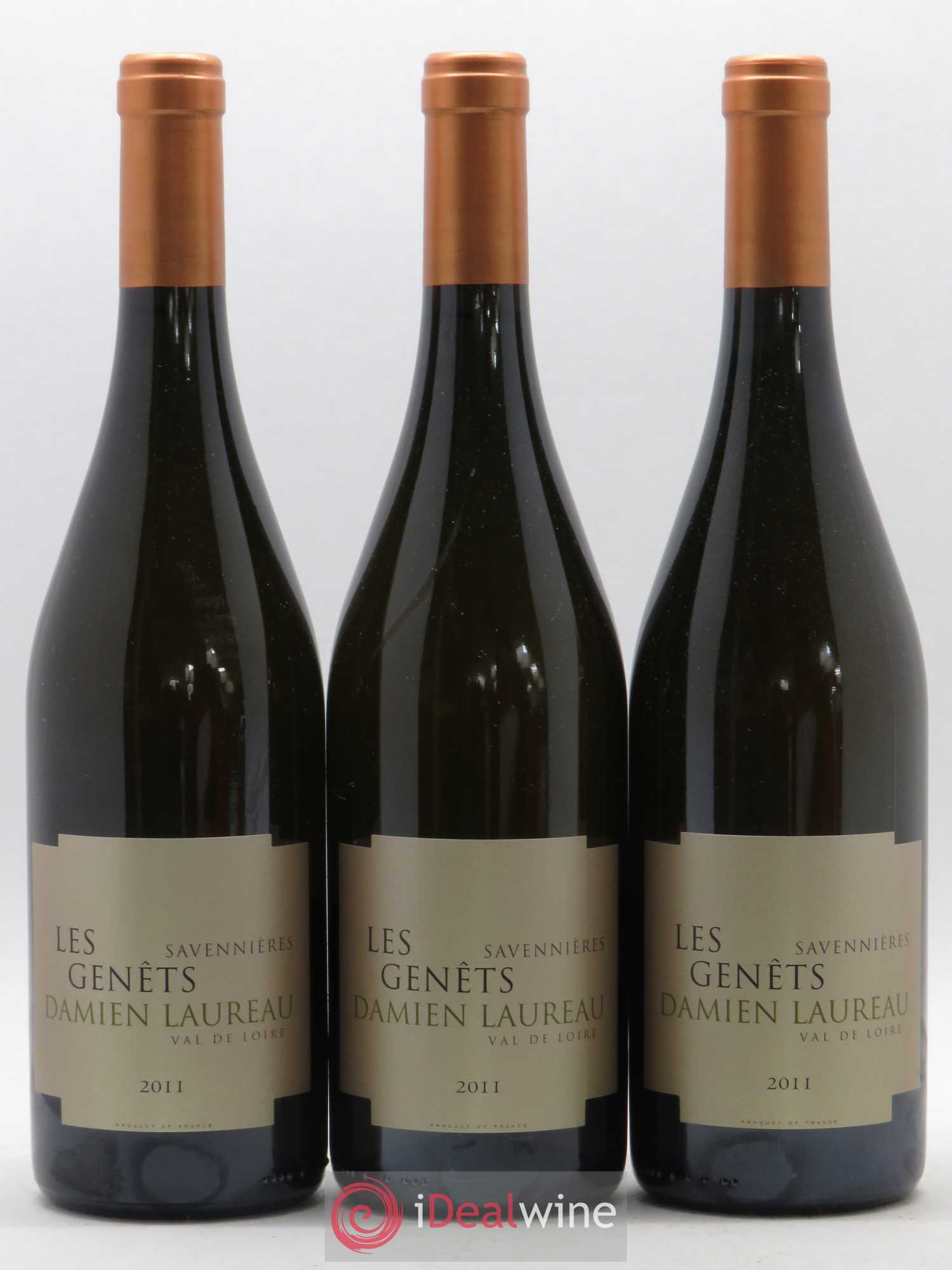 Savennières Les Genêts Domaine Damien Laureau 2011 - Posten von 3 Flaschen - 0