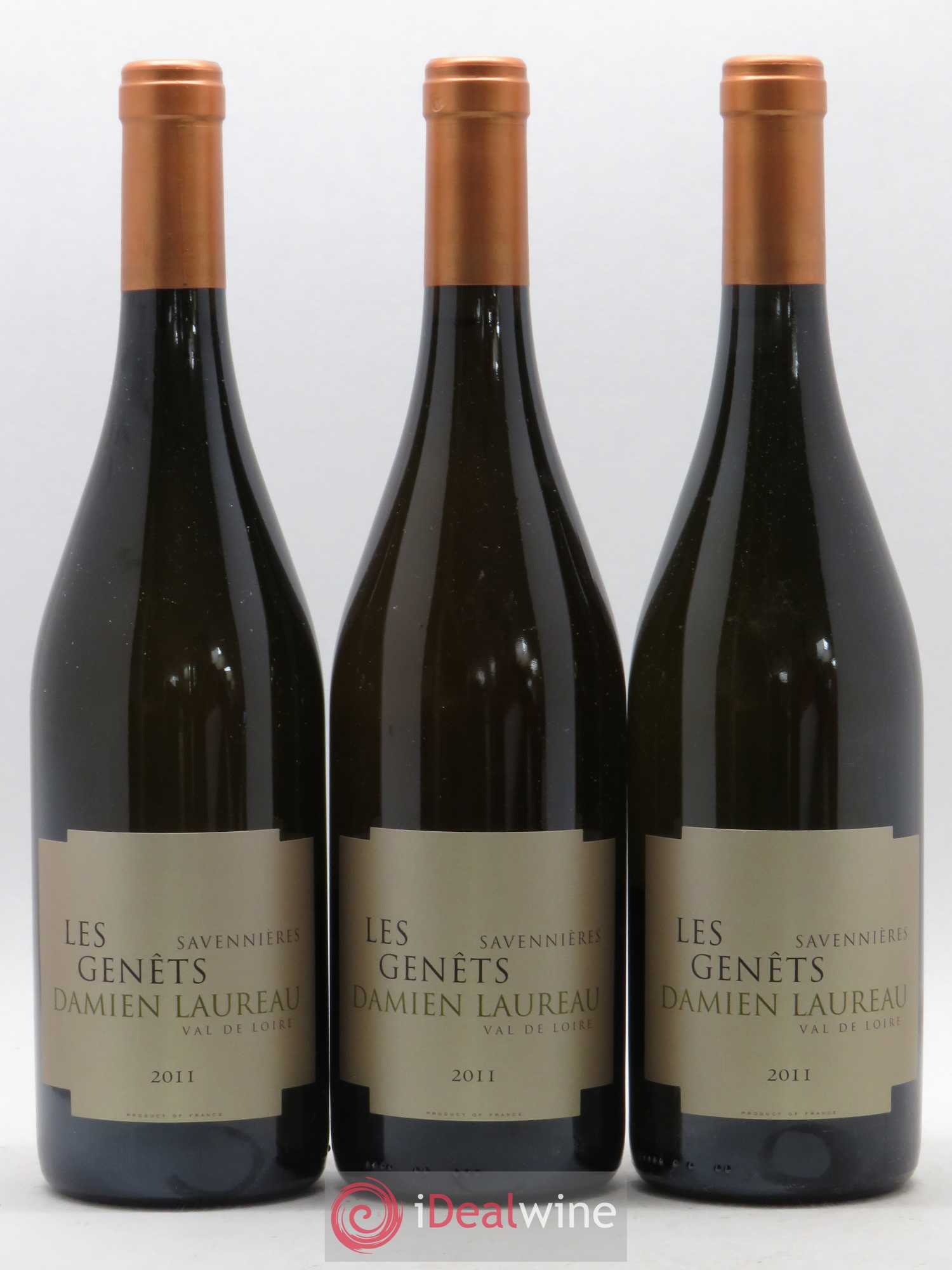 Savennières Les Genêts Domaine Damien Laureau 2011 - Posten von 3 Flaschen - 0