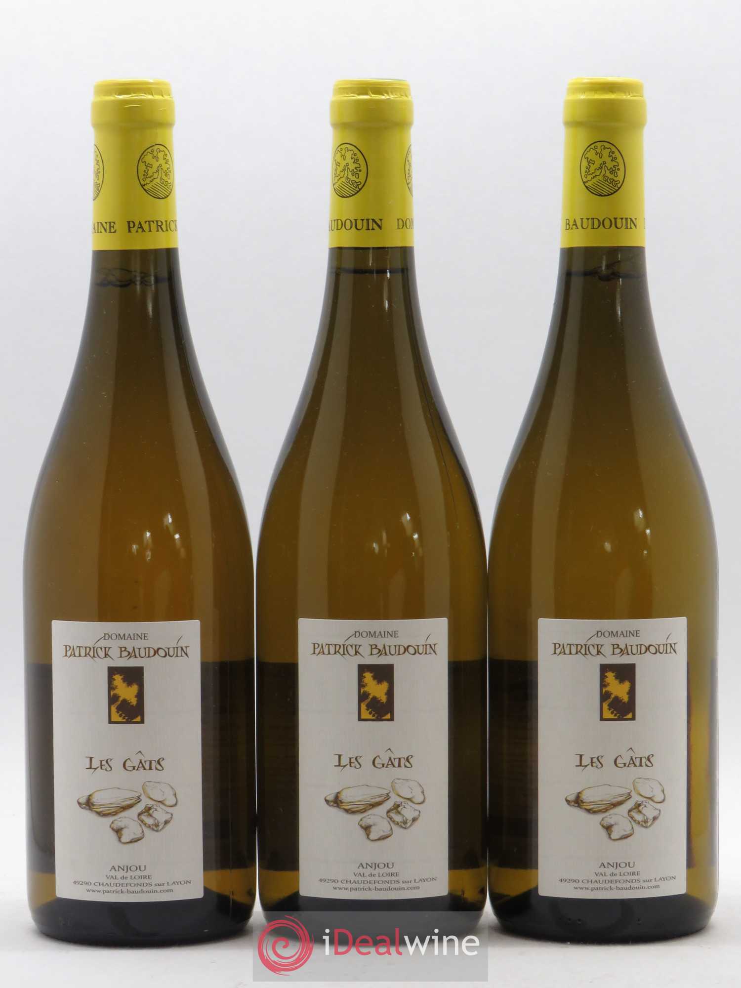 Anjou Les Gats Patrick Baudouin 2012 - Lot de 3 bouteilles - 0