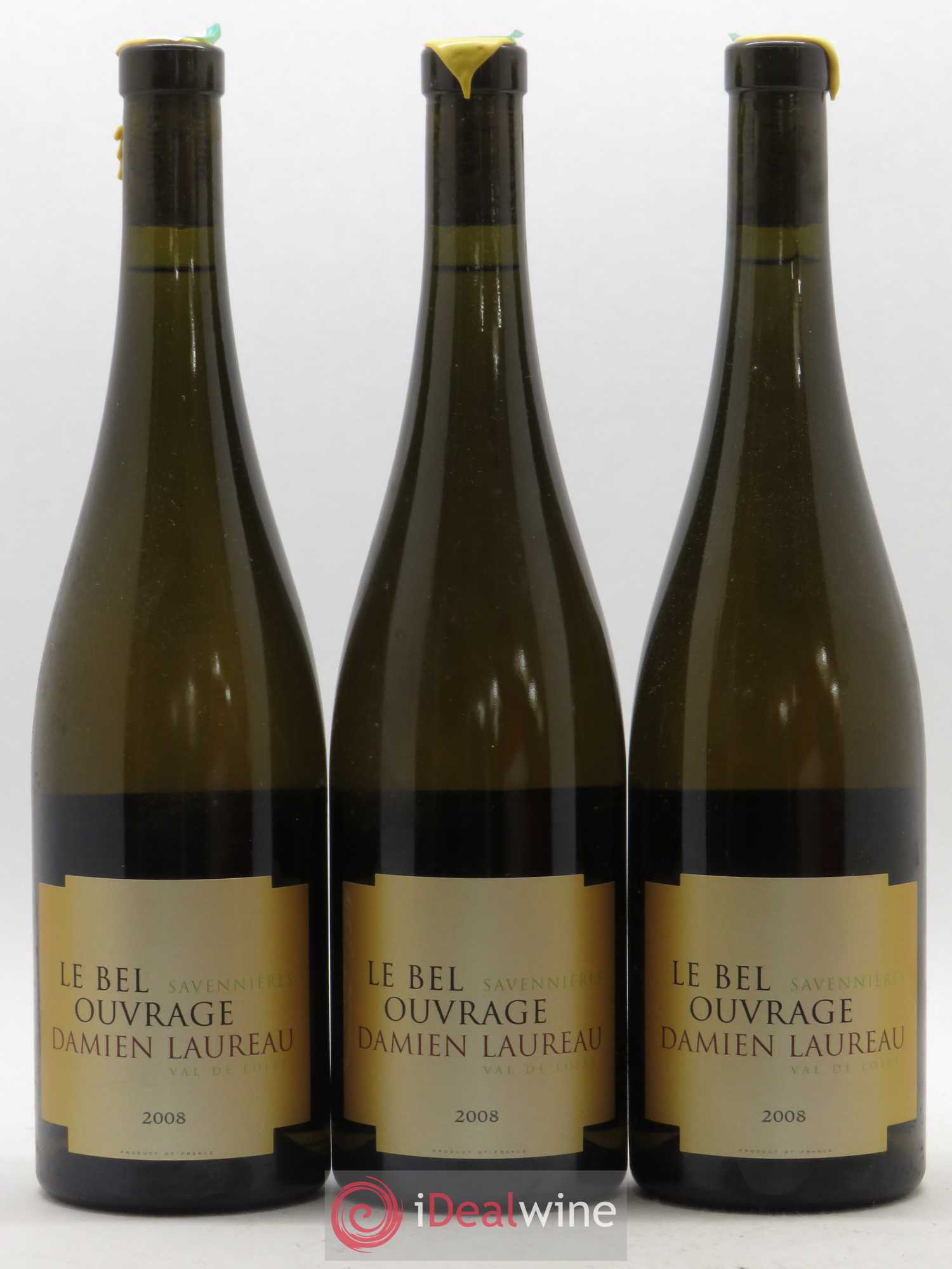 Savennières Le Bel Ouvrage Domaine Damien Laureau 2008 - Posten von 3 Flaschen - 0