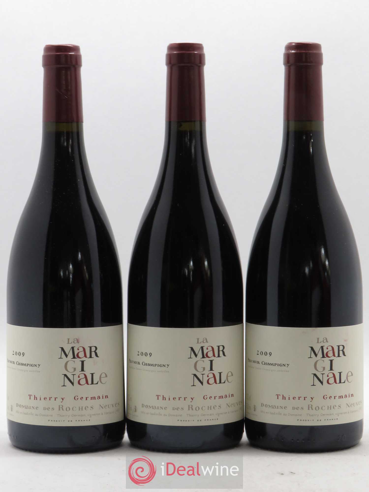 Saumur-Champigny La Marginale Domaine des Roches Neuves - Thierry Germain 2009 - Lot de 3 bouteilles - 0