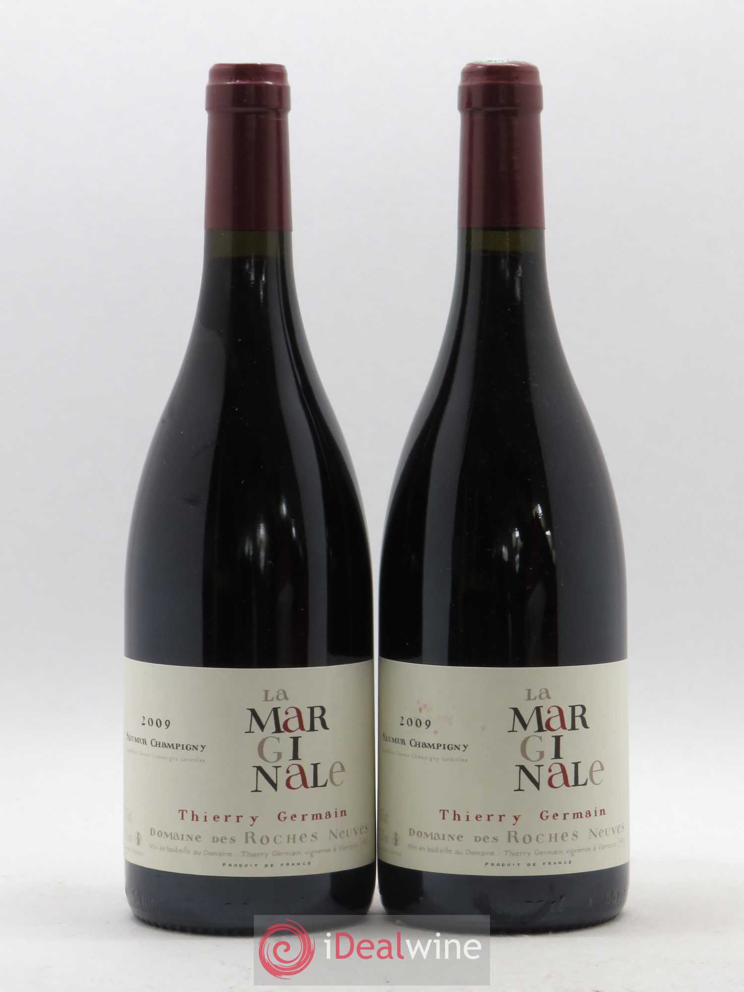 Saumur-Champigny La Marginale Domaine des Roches Neuves - Thierry Germain 2009 - Lot de 2 bouteilles - 0