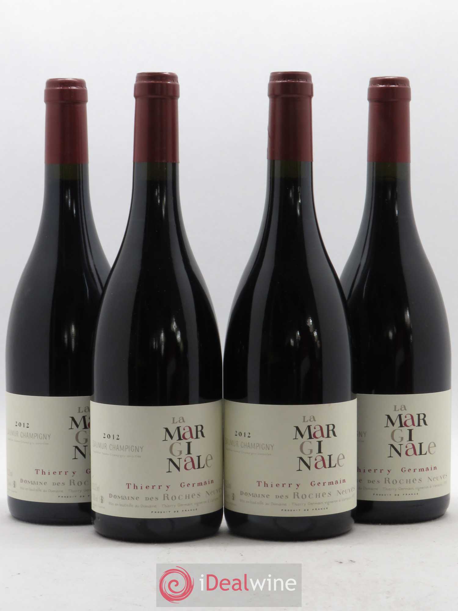 Saumur-Champigny La Marginale Domaine des Roches Neuves - Thierry Germain 2012 - Lot de 4 bouteilles - 0