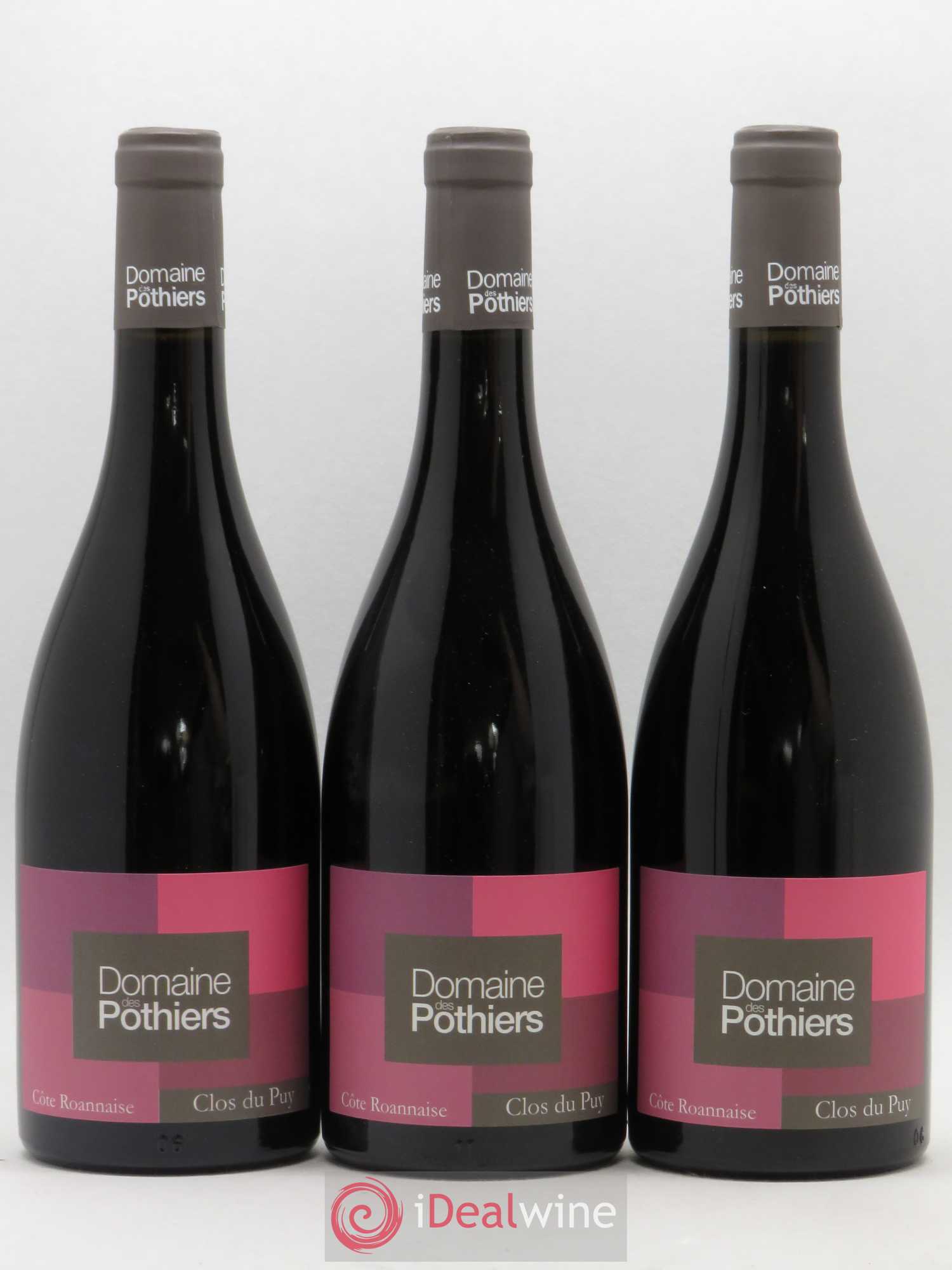 Côte Roannaise Clos du Puy Domaine des Pothiers 2016 - Lot de 3 bouteilles - 0