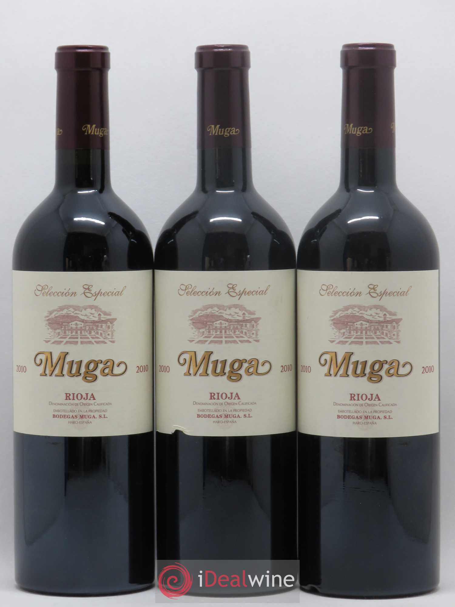 Rioja DOCA Seleccion Especial Muga 2010 - Lot de 3 bouteilles - 0