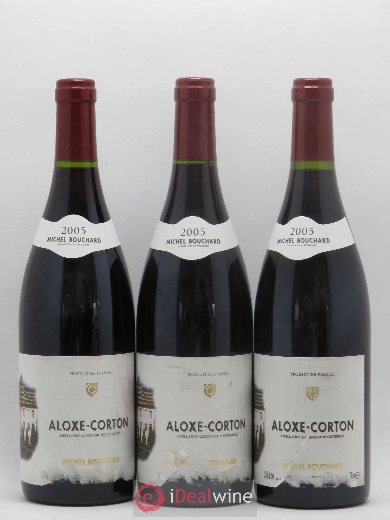 Aloxe-Corton Michel Bouchard 2005 - Lot de 3 bouteilles - 0