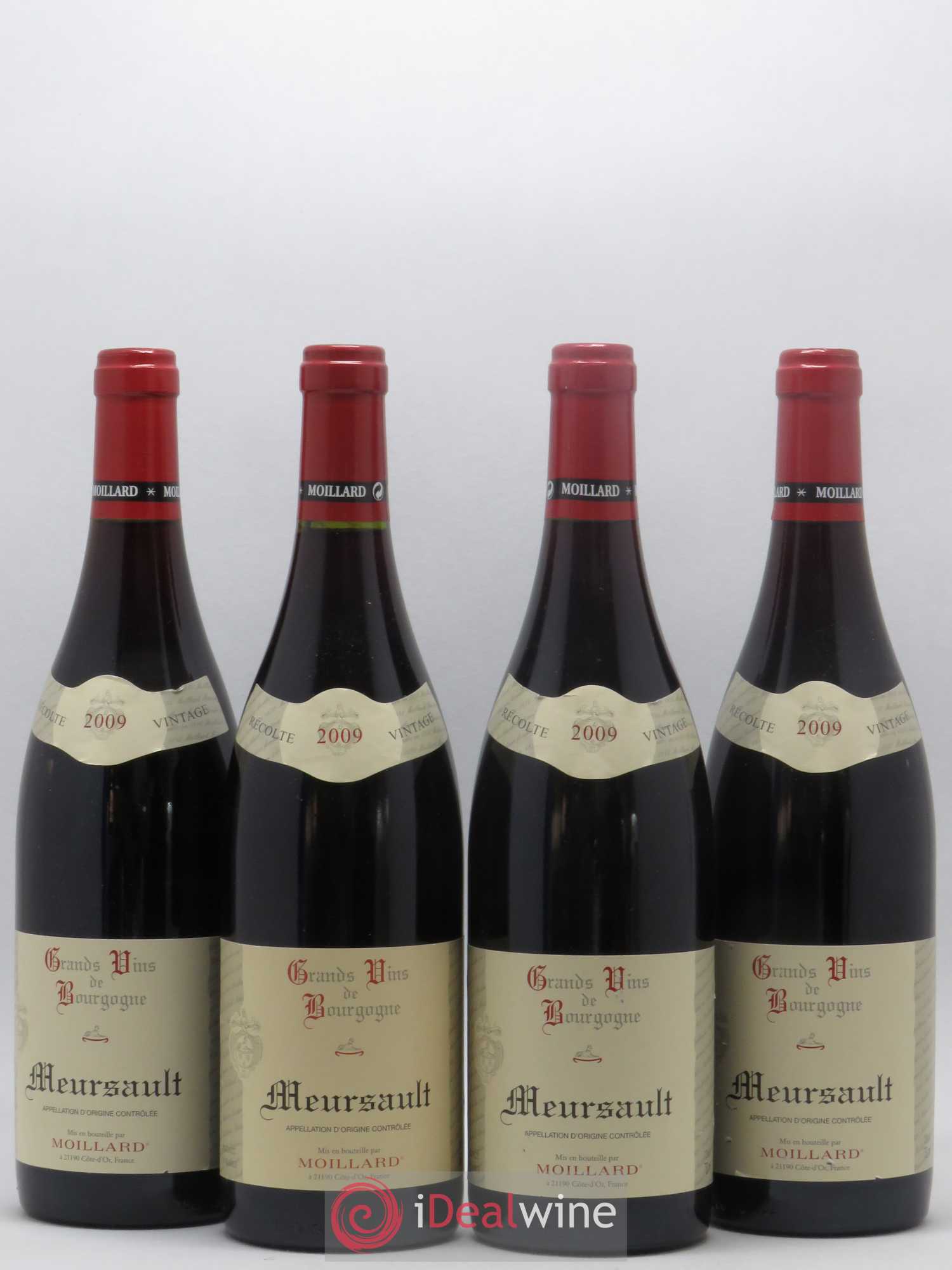 Meursault Moillard 2009 - Lot de 4 bouteilles - 0