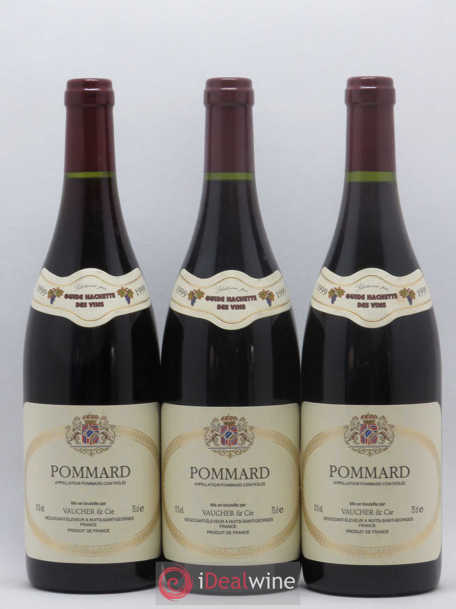 Pommard Vaucher 1999 - Posten von 3 Flaschen - 0