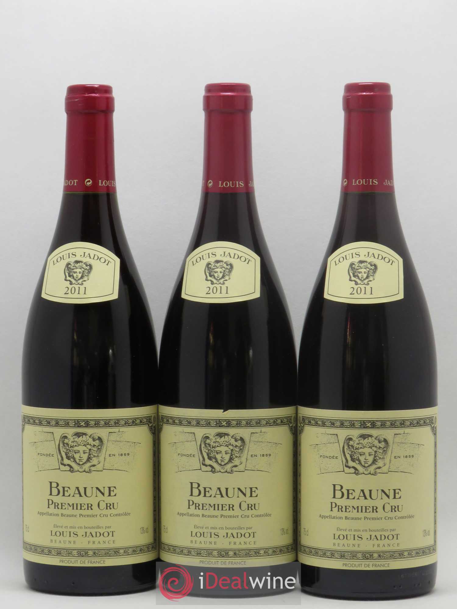 Beaune 1er Cru Louis Jadot 2011 - Lot de 3 bouteilles - 0