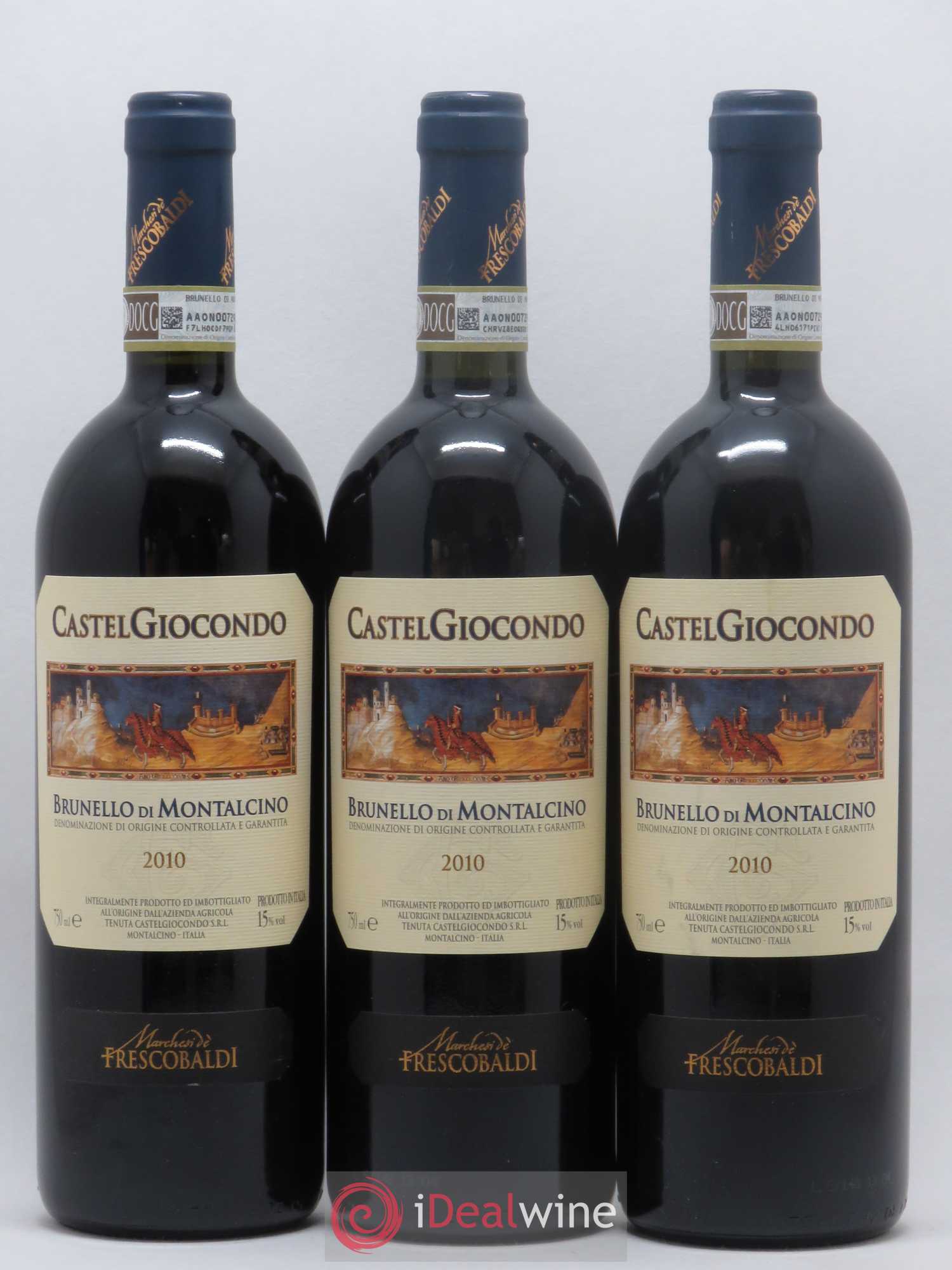 Brunello di Montalcino Castelgiocondo 2010 - Lot de 3 bouteilles - 0