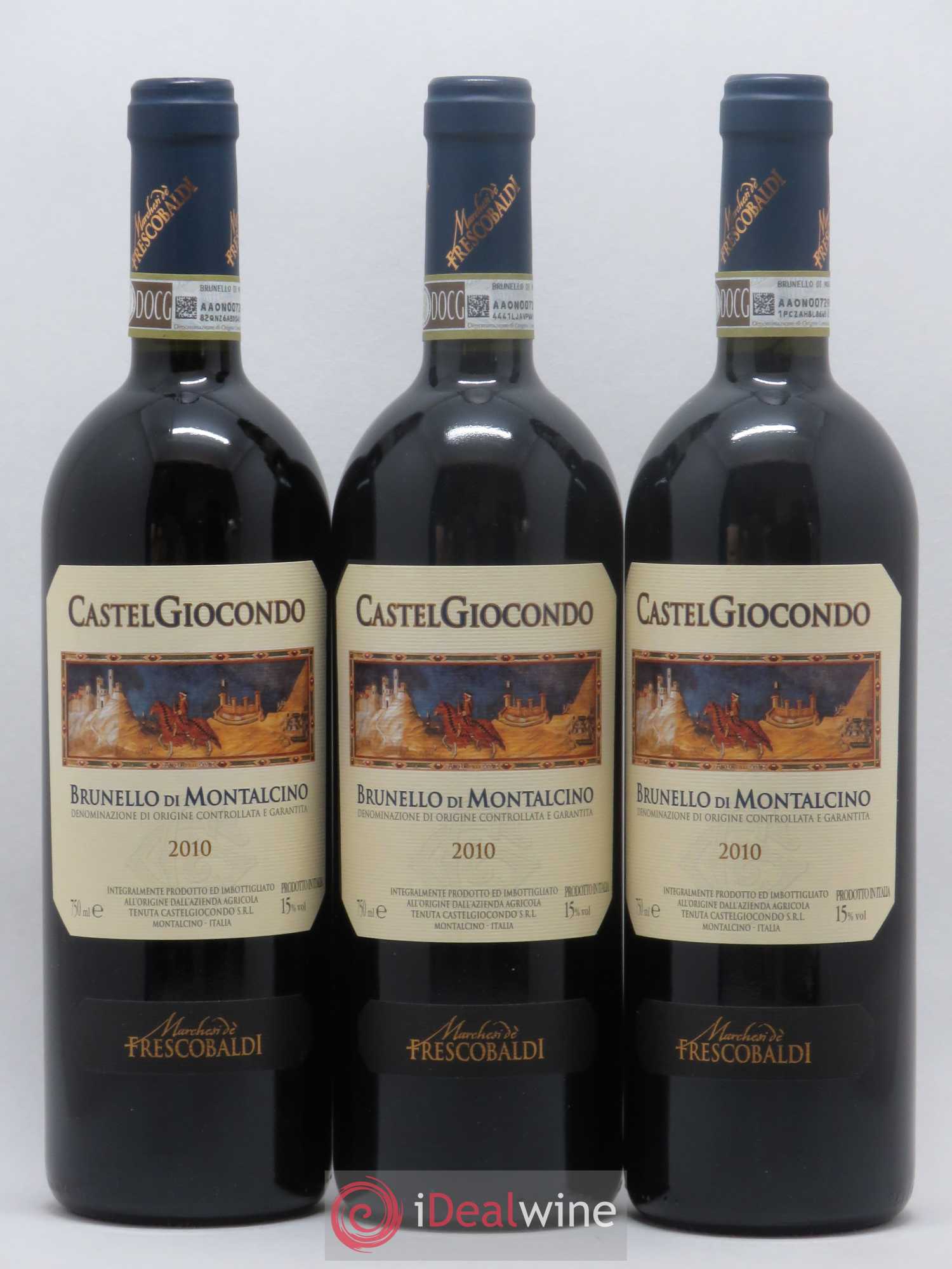 Brunello di Montalcino Castelgiocondo 2010 - Lot de 3 bouteilles - 0