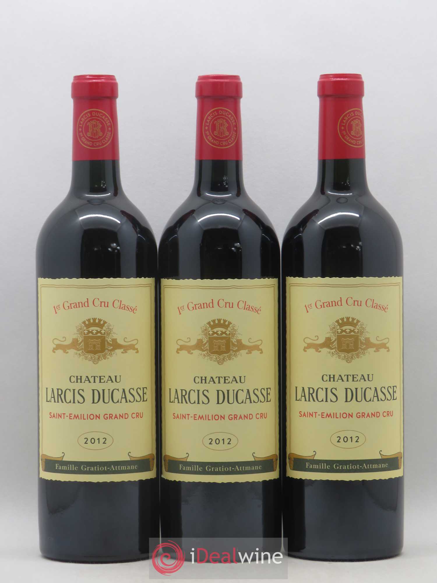 Château Larcis Ducasse 1er Grand Cru Classé B 2012 - Lot de 3 bouteilles - 0
