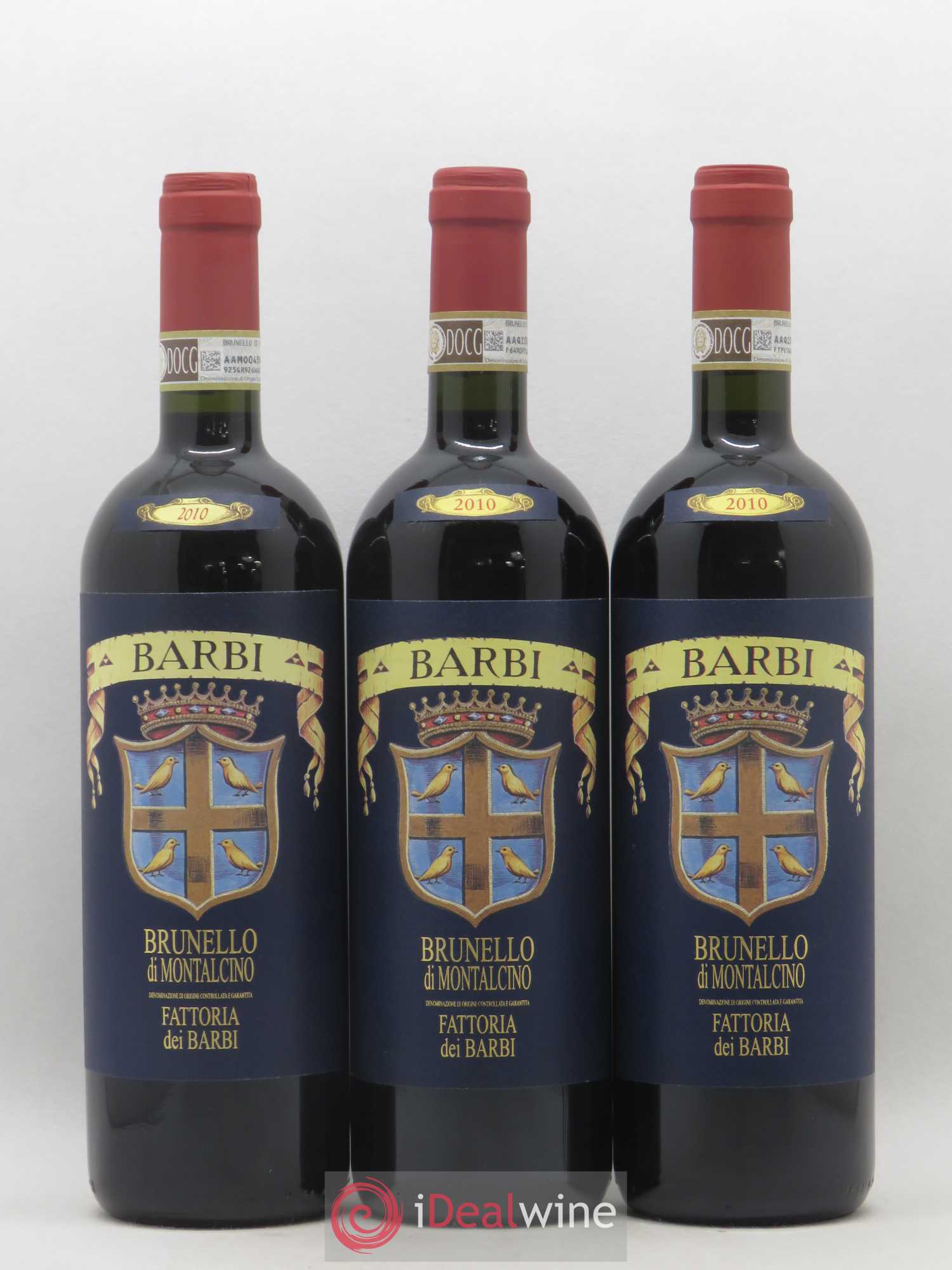 Brunello di Montalcino Barbi 2010 - Lot de 3 bouteilles - 0