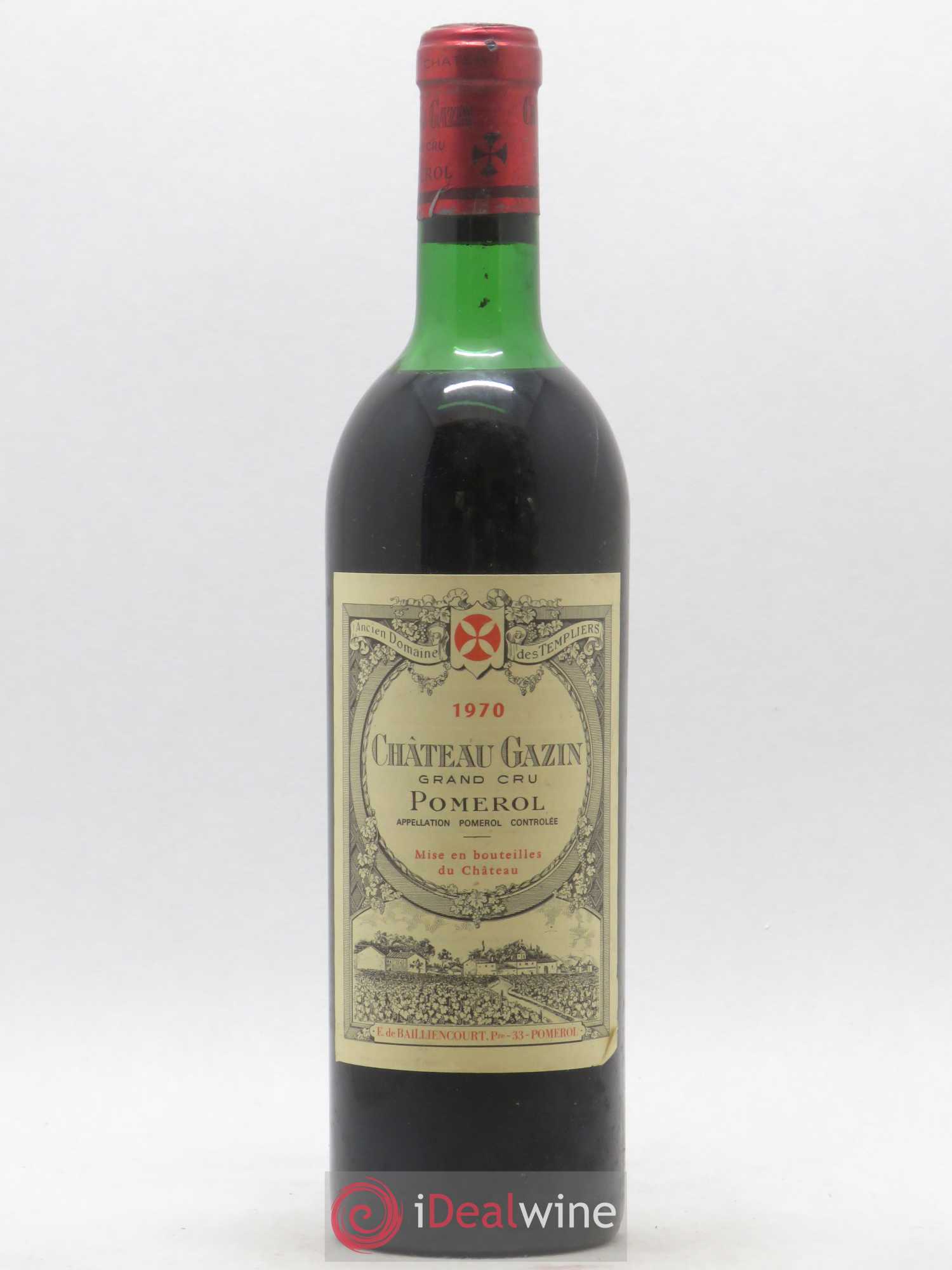 Château Gazin 1970 - Lot de 1 bouteille - 0