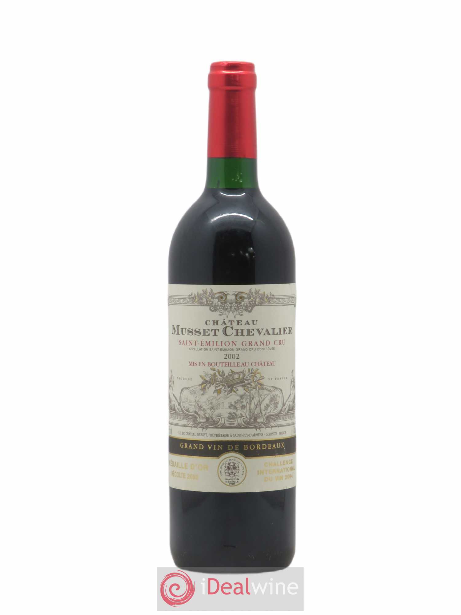 Saint-Émilion Grand Cru Musset Chevalier 2002 - Lot de 1 bouteille - 0