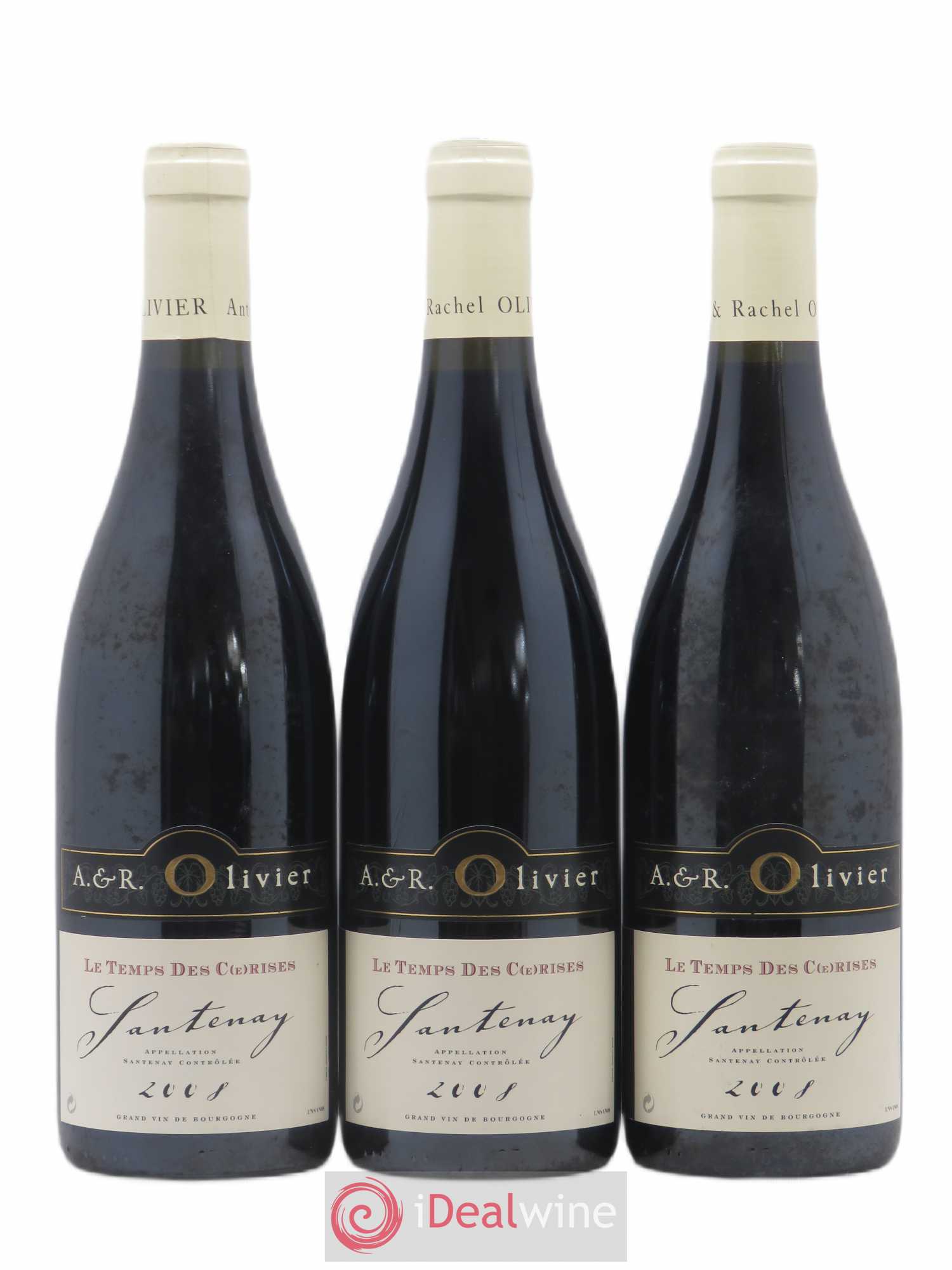 Santenay Le Temps des Cerises Olivier 2008 - Posten von 3 Flaschen - 0