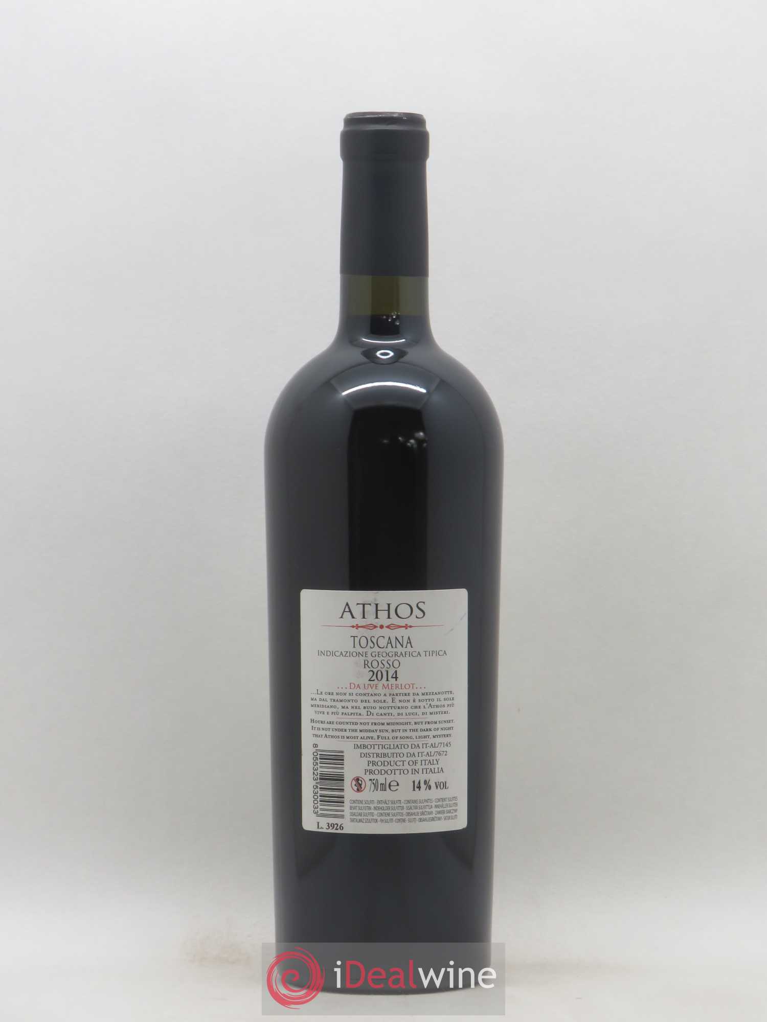 Italie Toscana Athos Cortemedicea 2014 - Lot of 1 bottle - 1