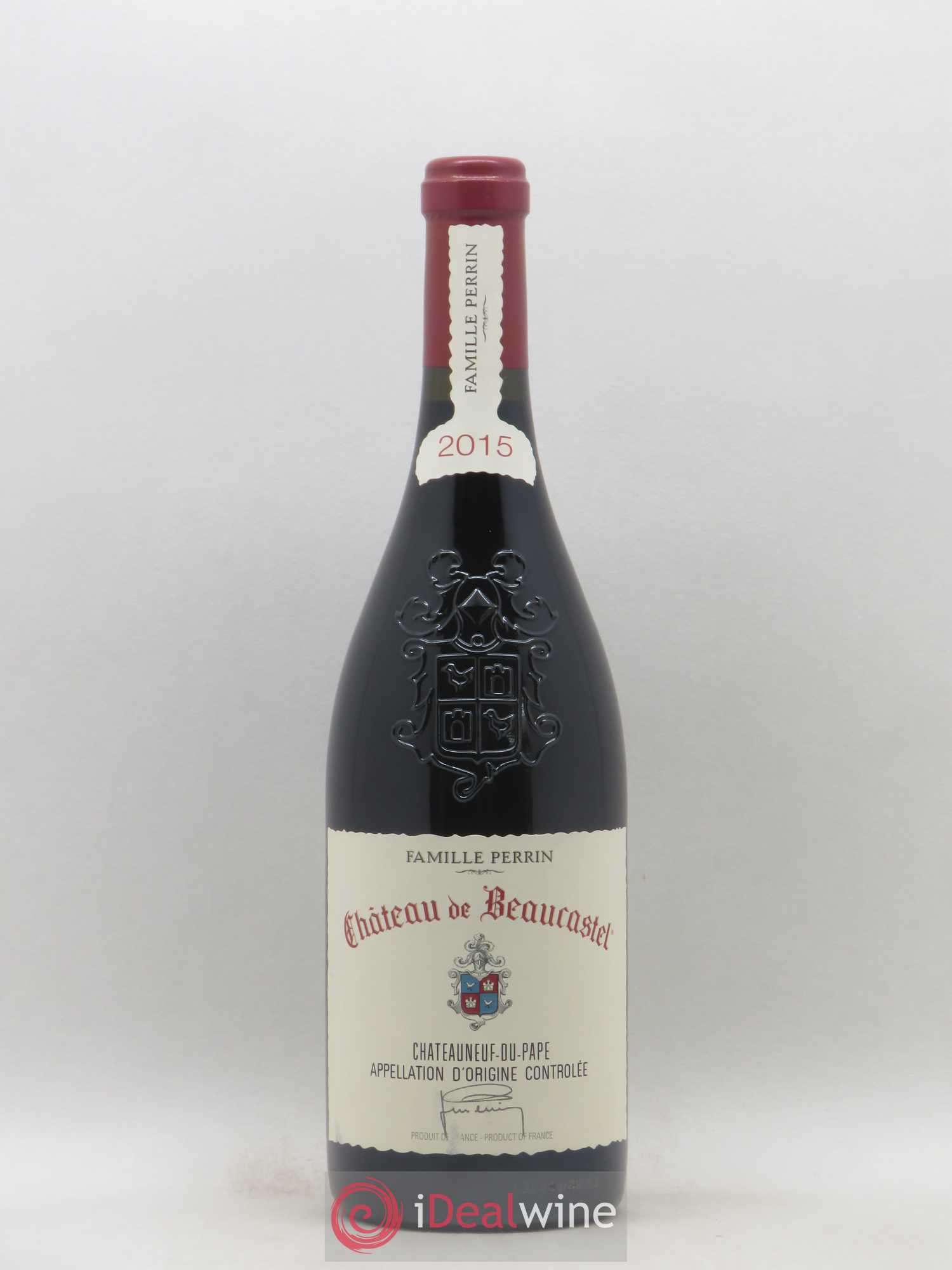 Châteauneuf-du-Pape Château de Beaucastel Famille Perrin 2015 - Lot de 1 bouteille - 0