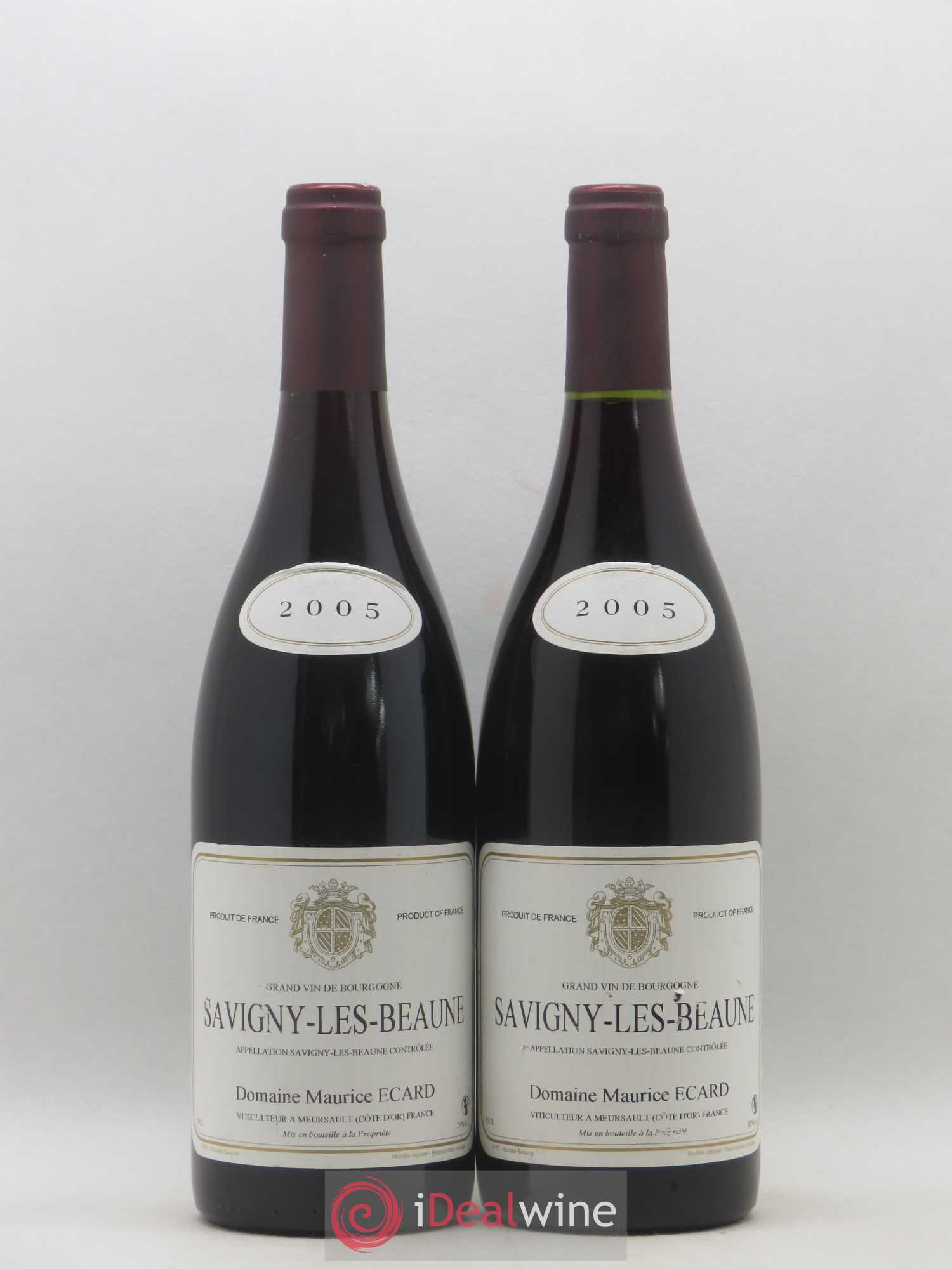 Savigny-lès-Beaune Ecard 2005 - Lot de 2 bouteilles - 0