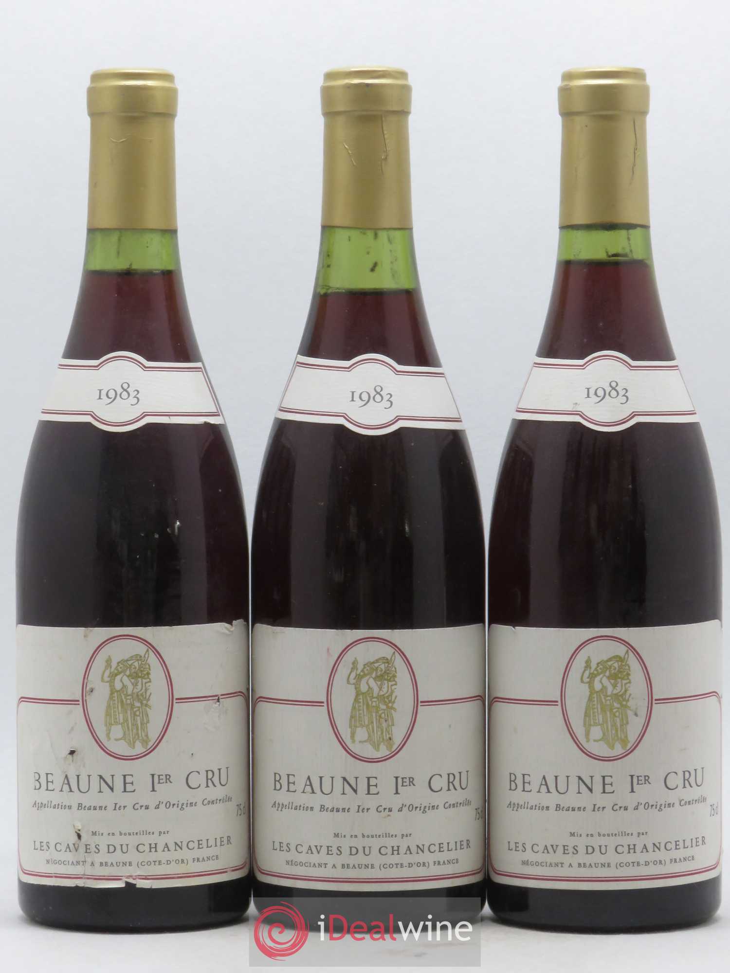 Beaune 1er Cru Caves Du Chancelier 1983 - Posten von 3 Flaschen - 0