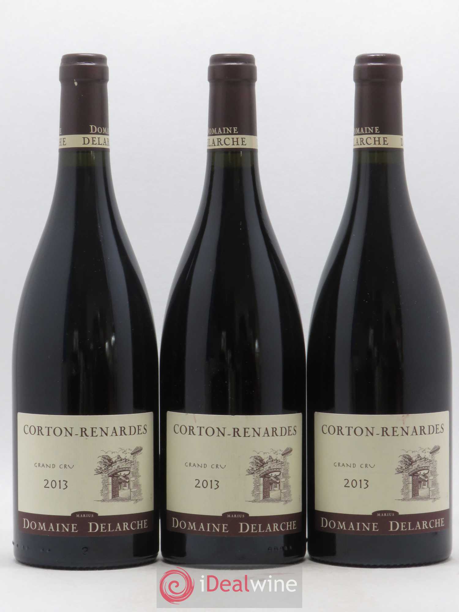 Corton Grand Cru Renardes Domaine Delarches 2013 - Posten von 3 Flaschen - 0
