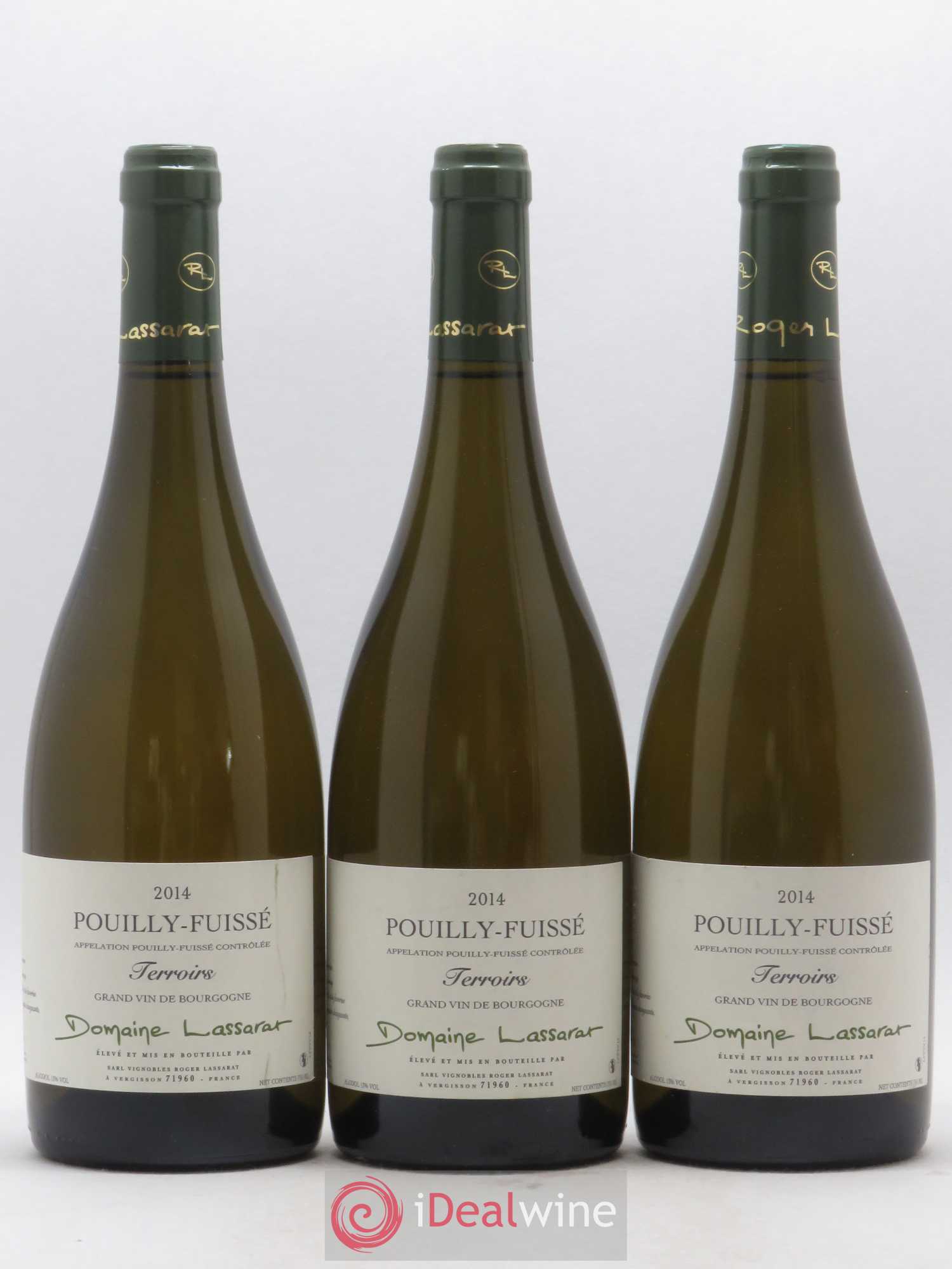 Pouilly-Fuissé Terroirs Lassarat 2014 - Posten von 3 Flaschen - 0