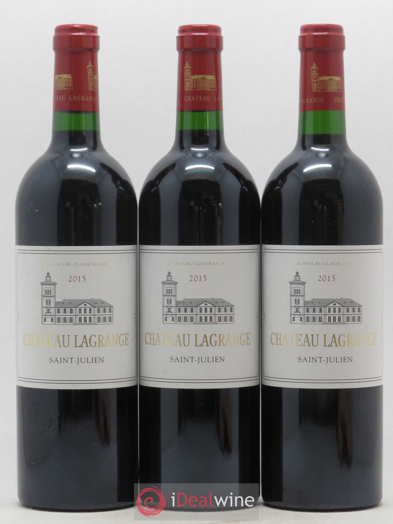 Château Lagrange 3ème Grand Cru Classé 2015 - Lot de 3 bouteilles - 0