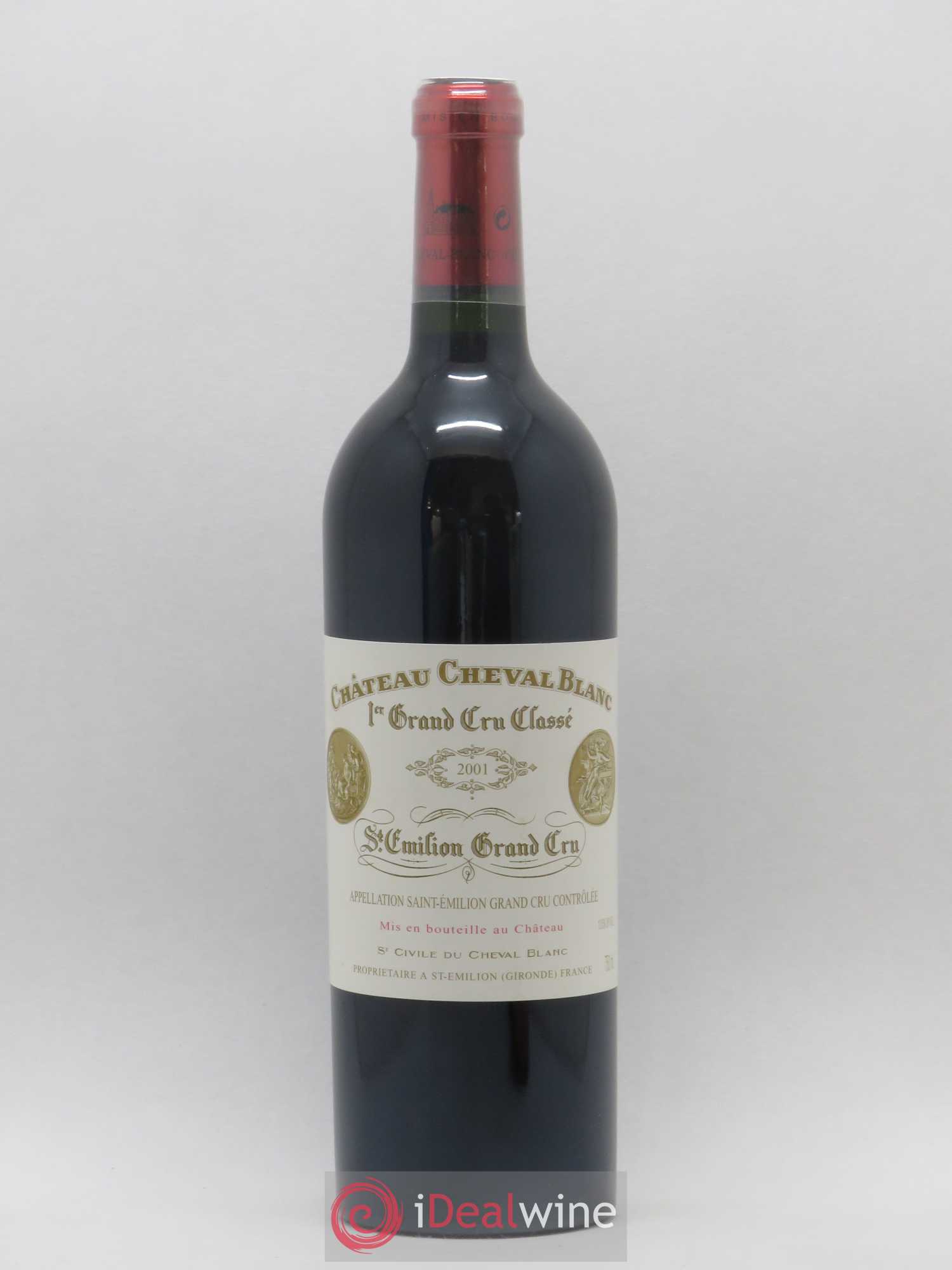 Château Cheval Blanc 1er Grand Cru Classé A 2001 - Lot de 1 bouteille - 0