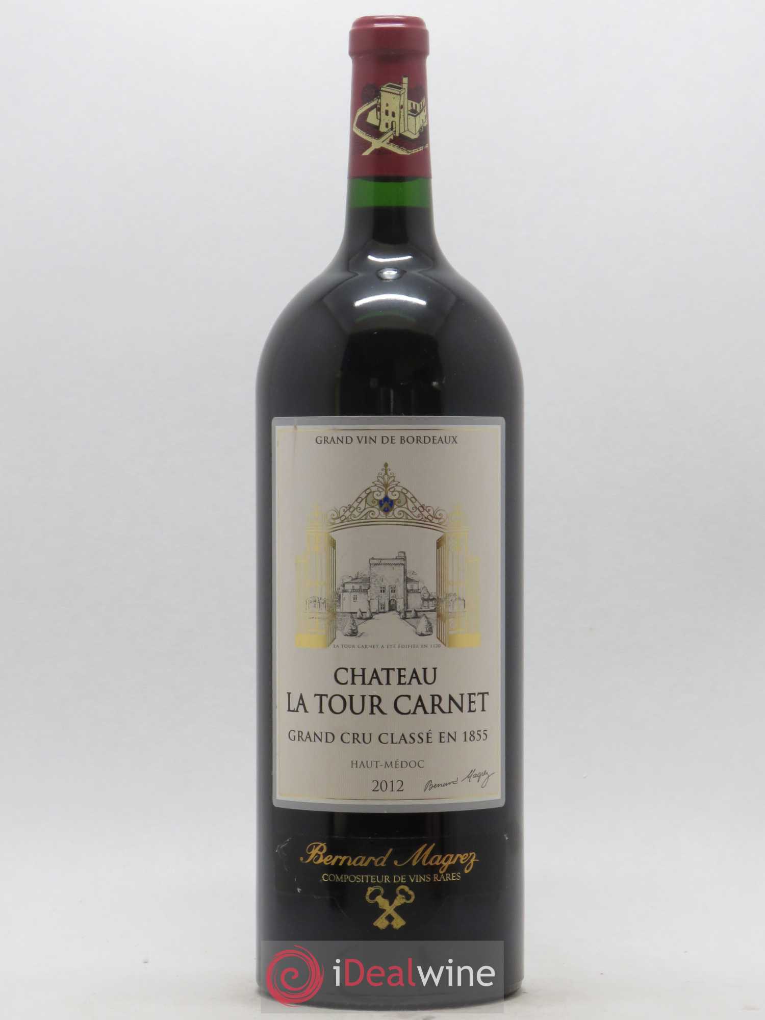 Château la Tour Carnet 4ème Grand Cru Classé 2012 - Lot de 1 magnum - 0