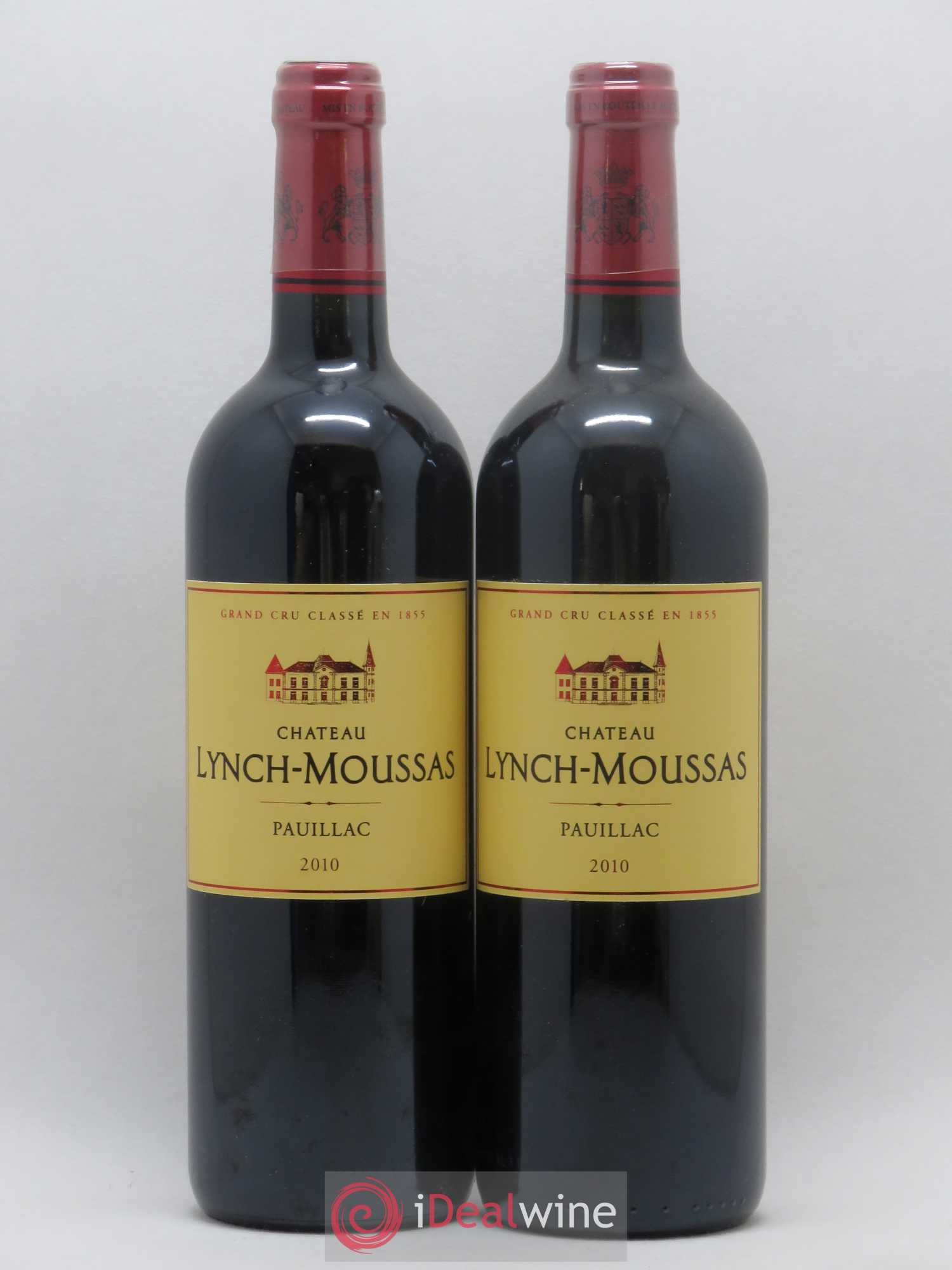 Château Lynch Moussas 5ème Grand Cru Classé 2010 - Lot de 2 bouteilles - 0