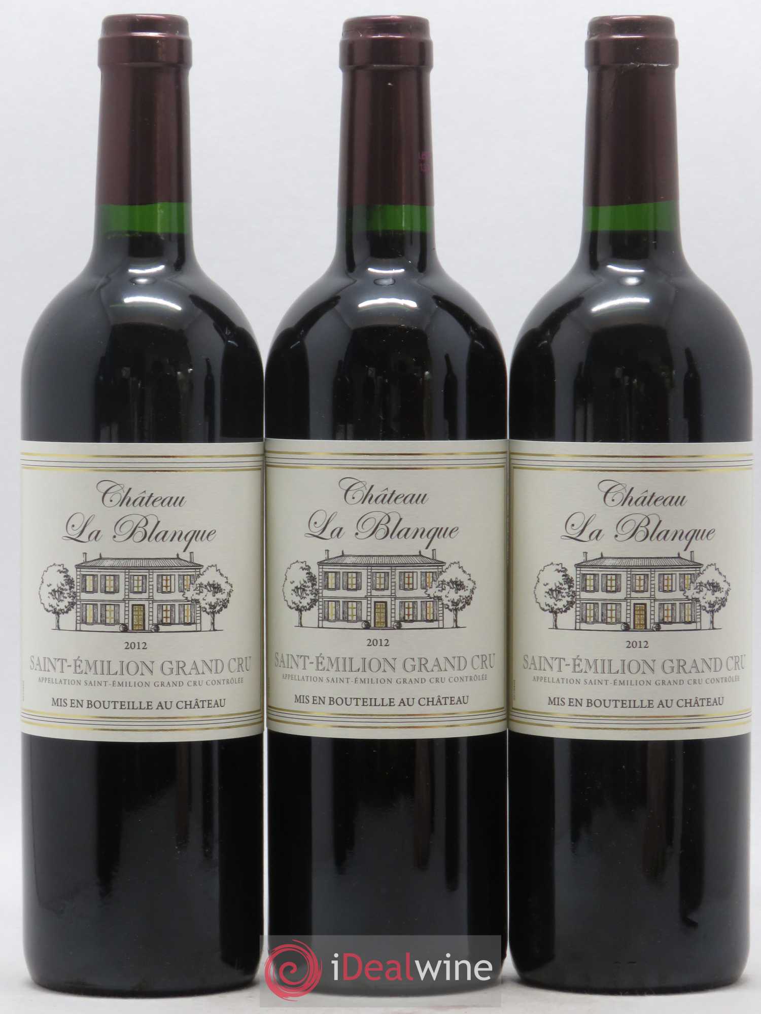 Saint-Émilion Grand Cru Château la Blanque 2012 - Lot de 6 bouteilles - 2
