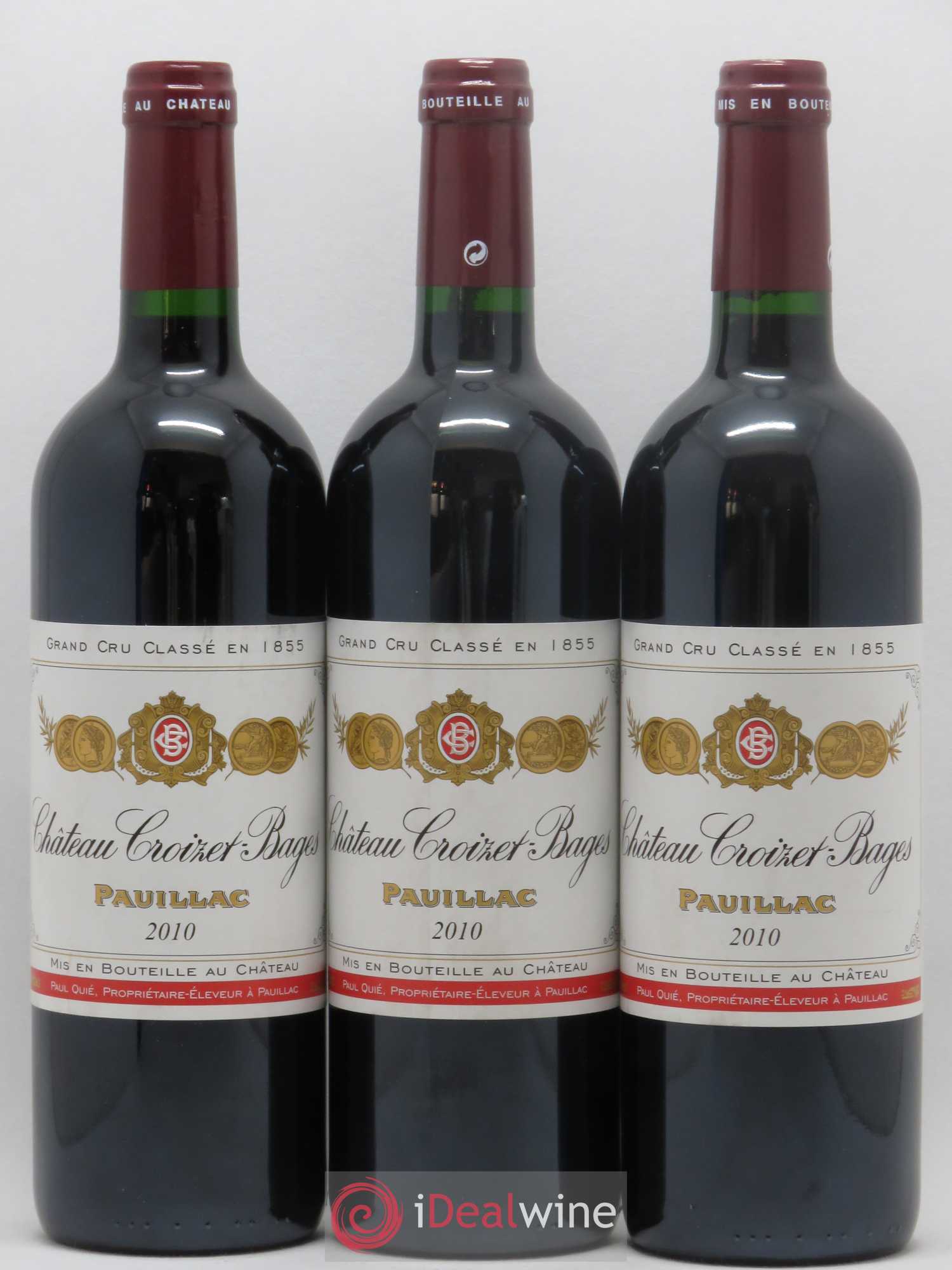 Château Croizet Bages 5ème Grand Cru Classé 2010 - Lot de 6 bouteilles - 2