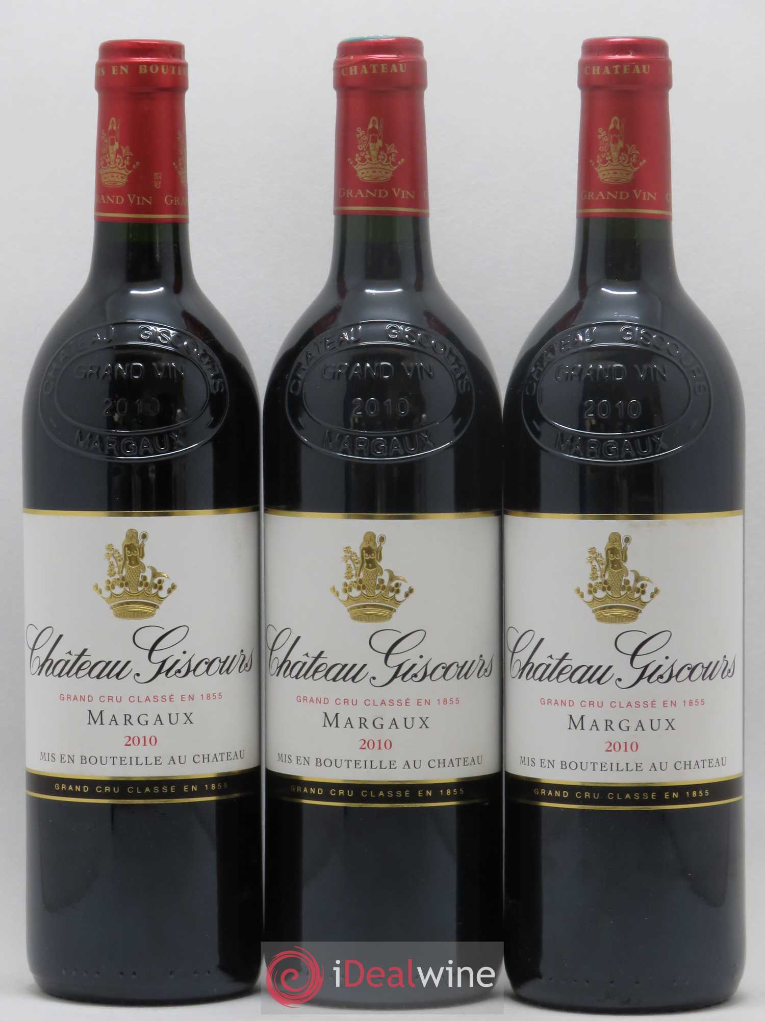 Château Giscours 3ème Grand Cru Classé 2010 - Lot de 3 bouteilles - 0