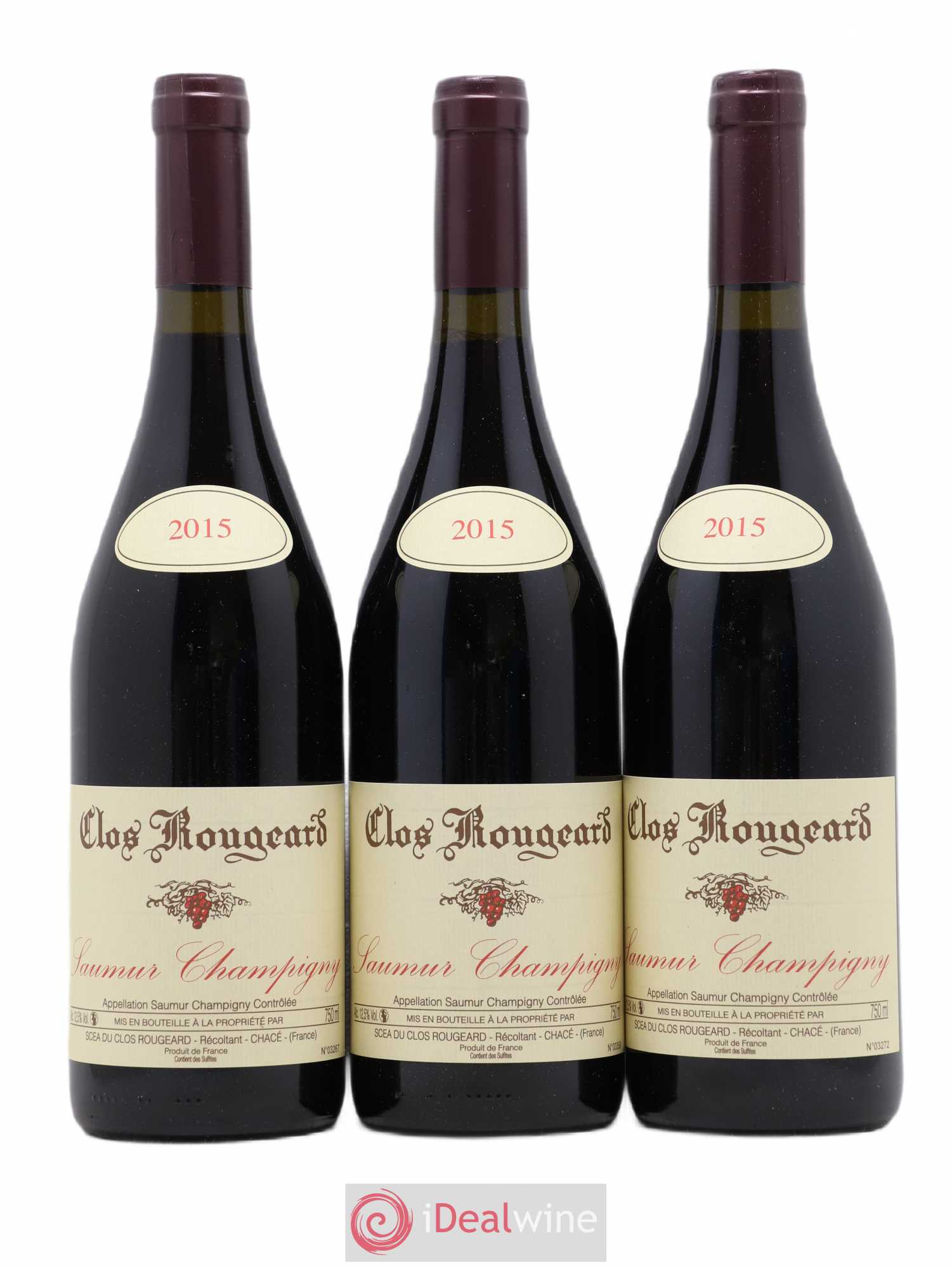 Saumur-Champigny Clos Rougeard 2015 - Lot de 3 bouteilles - 0