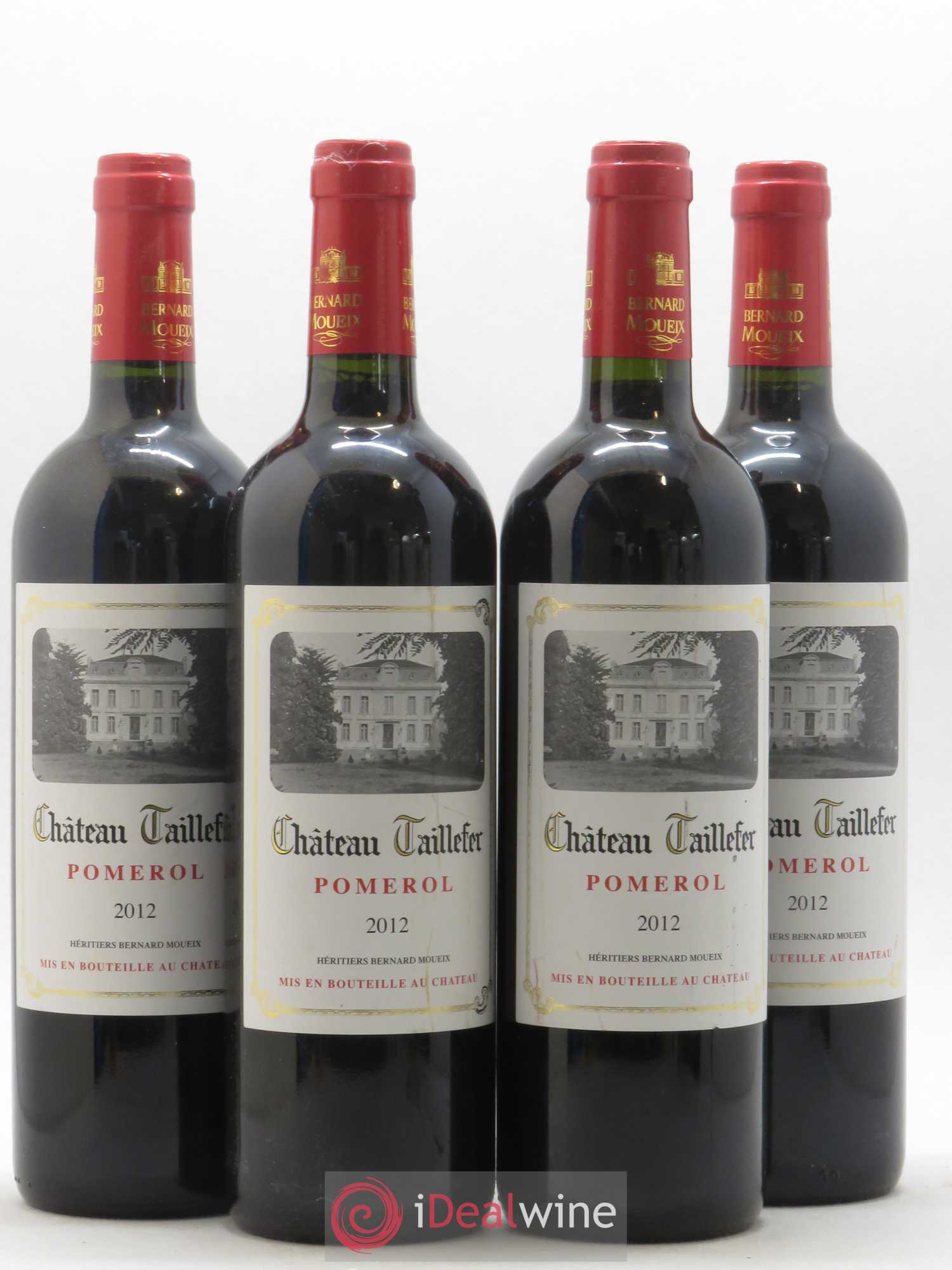 Château Taillefer 2012 - Lot de 4 bouteilles - 0