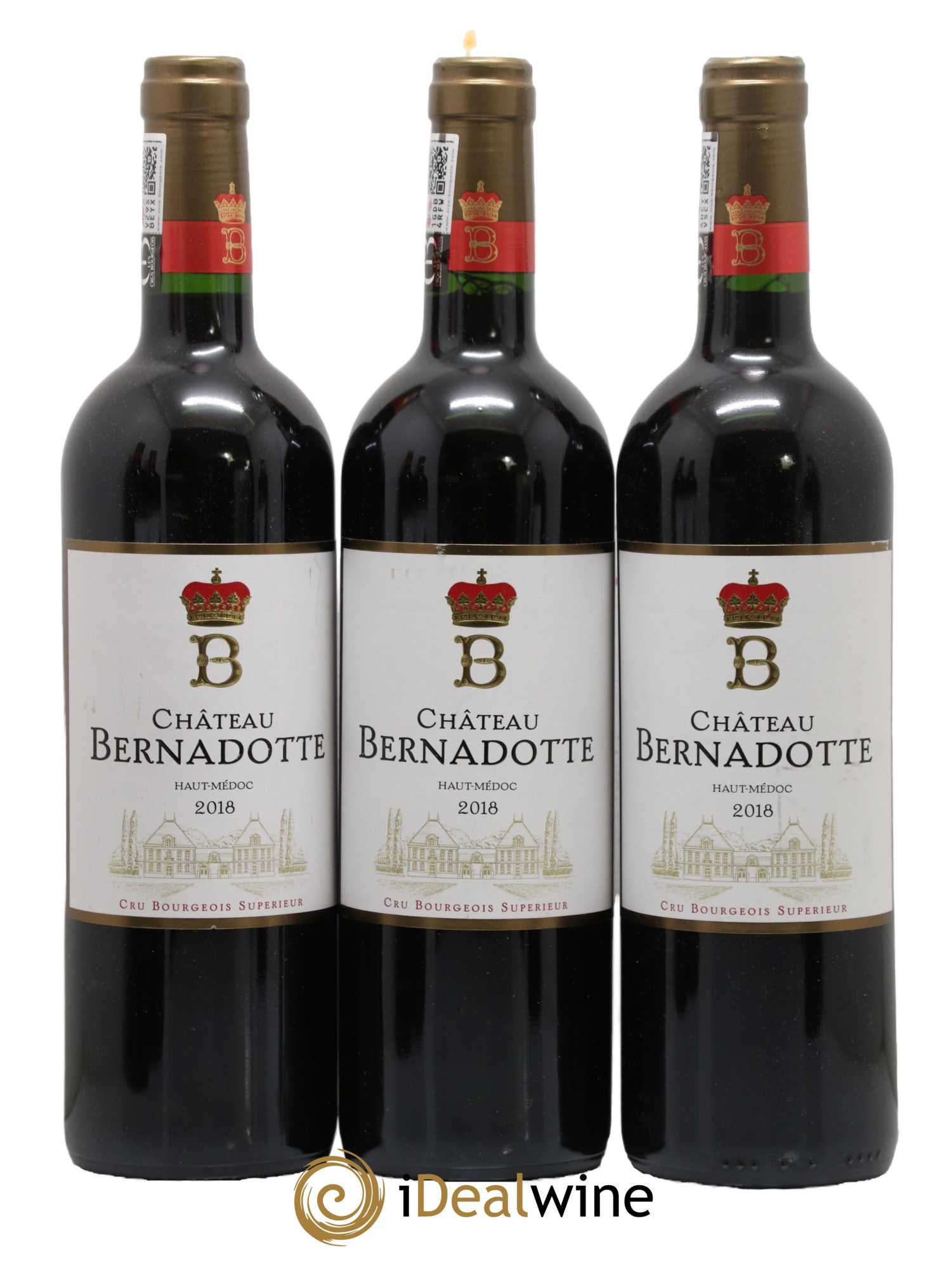 Château Bernadotte 2018 - Lot de 3 bouteilles - 0