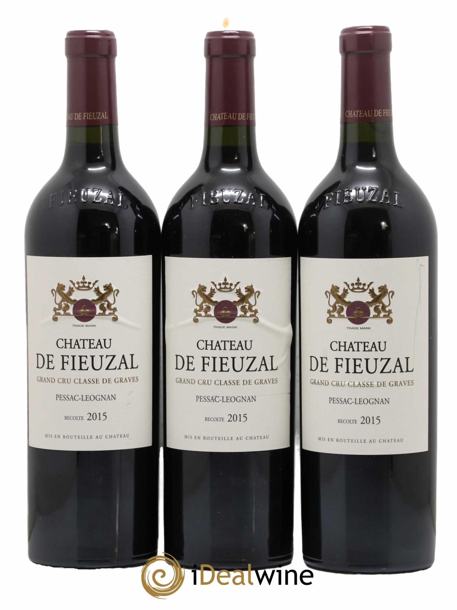 Château de Fieuzal Cru Classé de Graves 2015 - Lot de 3 bouteilles - 0