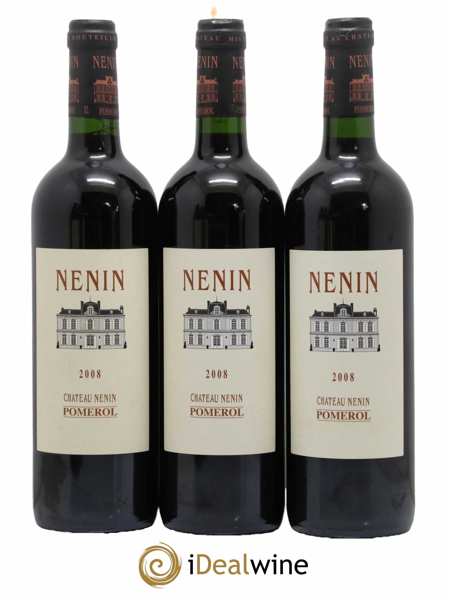 Château Nenin 2008 - Lot de 3 bouteilles - 0