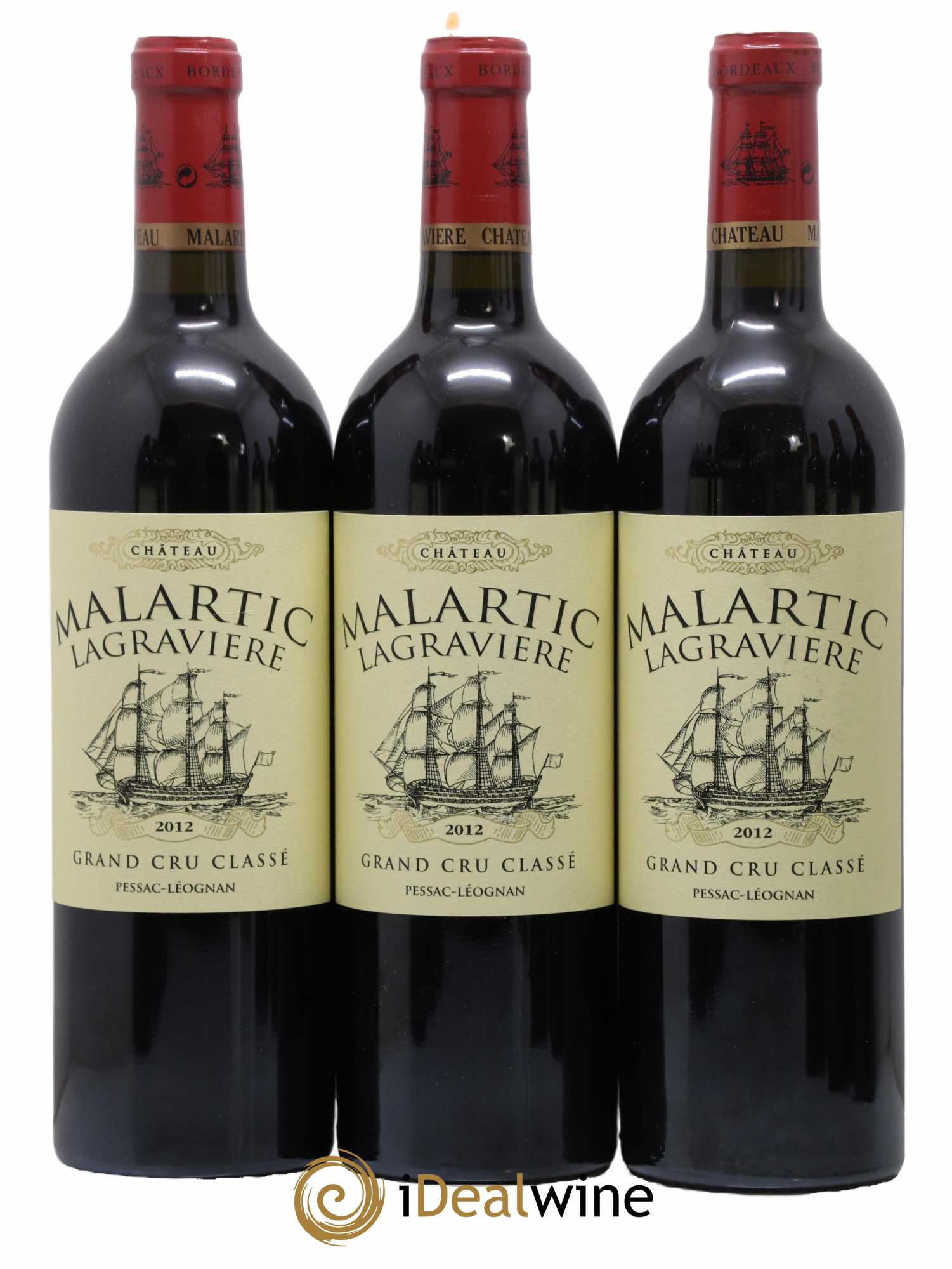 Château Malartic-Lagravière Cru Classé de Graves 2012 - Lot de 6 bouteilles - 1