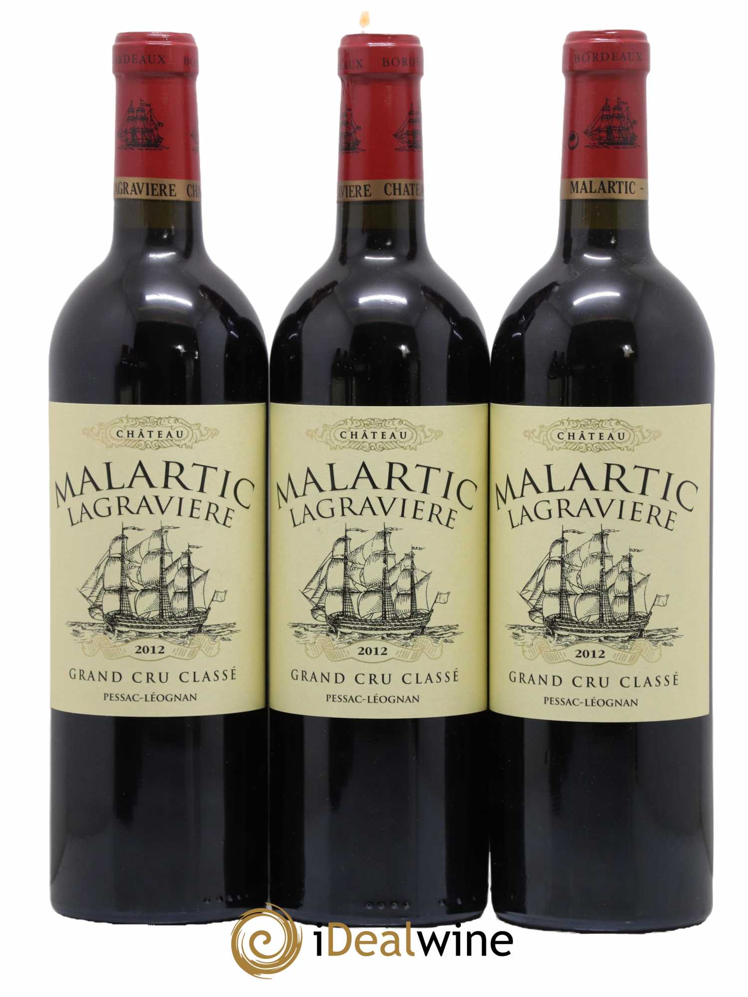 Château Malartic-Lagravière Cru Classé de Graves 2012 - Lot de 6 bouteilles - 2