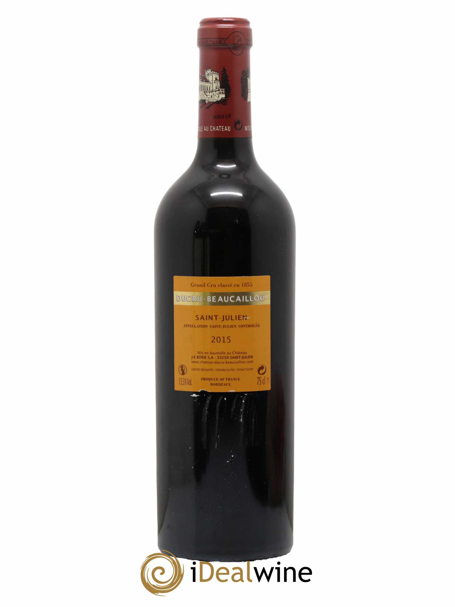 Château Ducru Beaucaillou 2ème Grand Cru Classé 2015 - Lot de 1 bouteille - 1