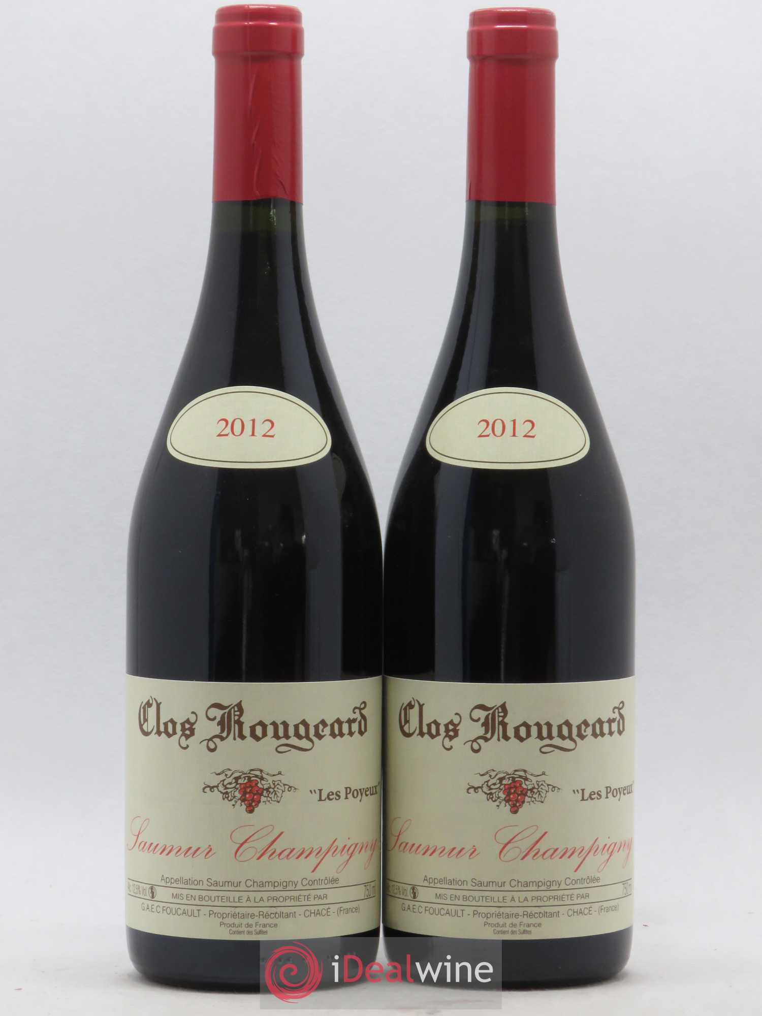 Saumur-Champigny Les Poyeux Clos Rougeard 2012 - Lot de 2 bouteilles - 0