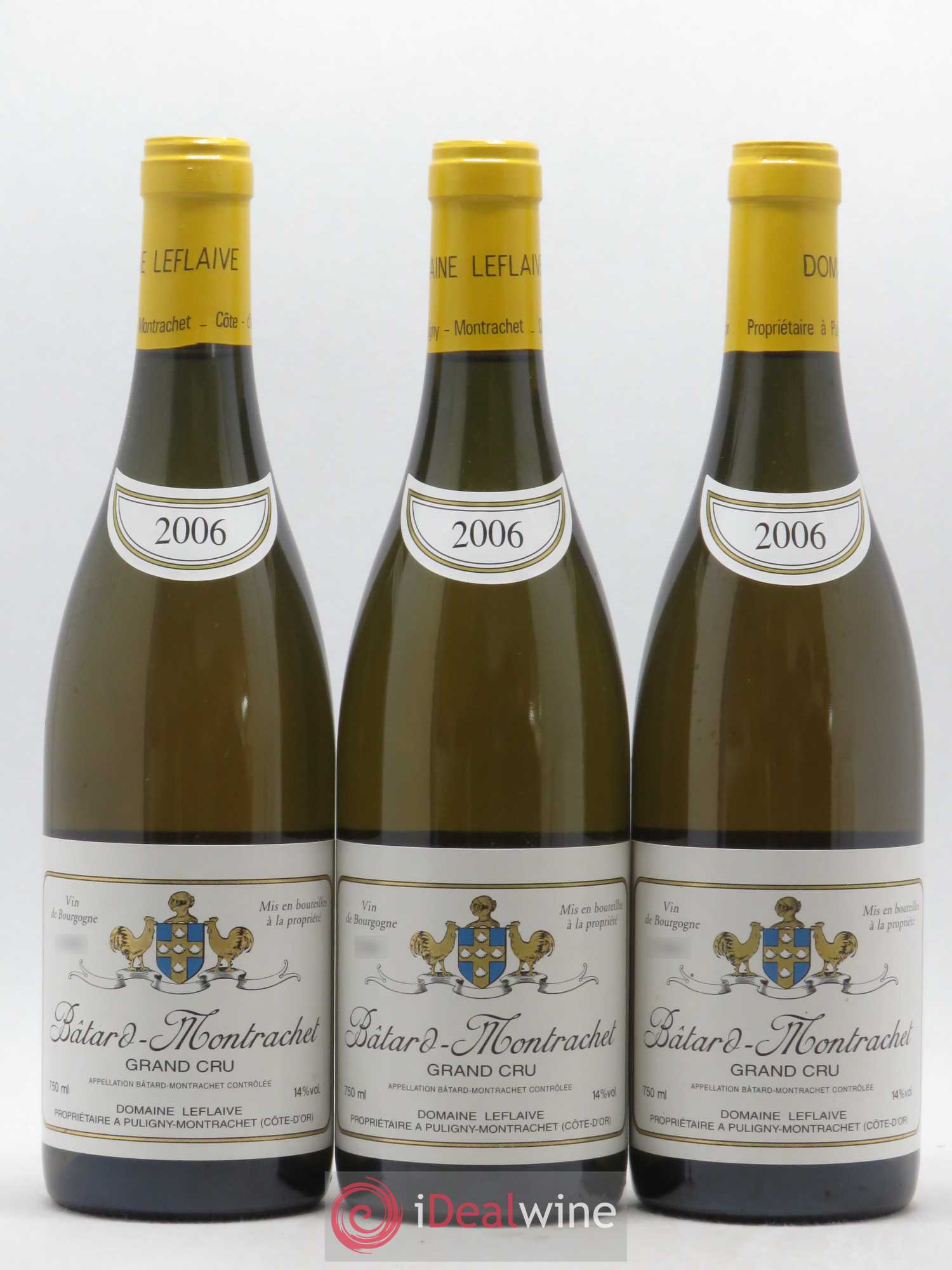 Bâtard-Montrachet Grand Cru Leflaive (Domaine) 2006 - Posten von 3 Flaschen - 0