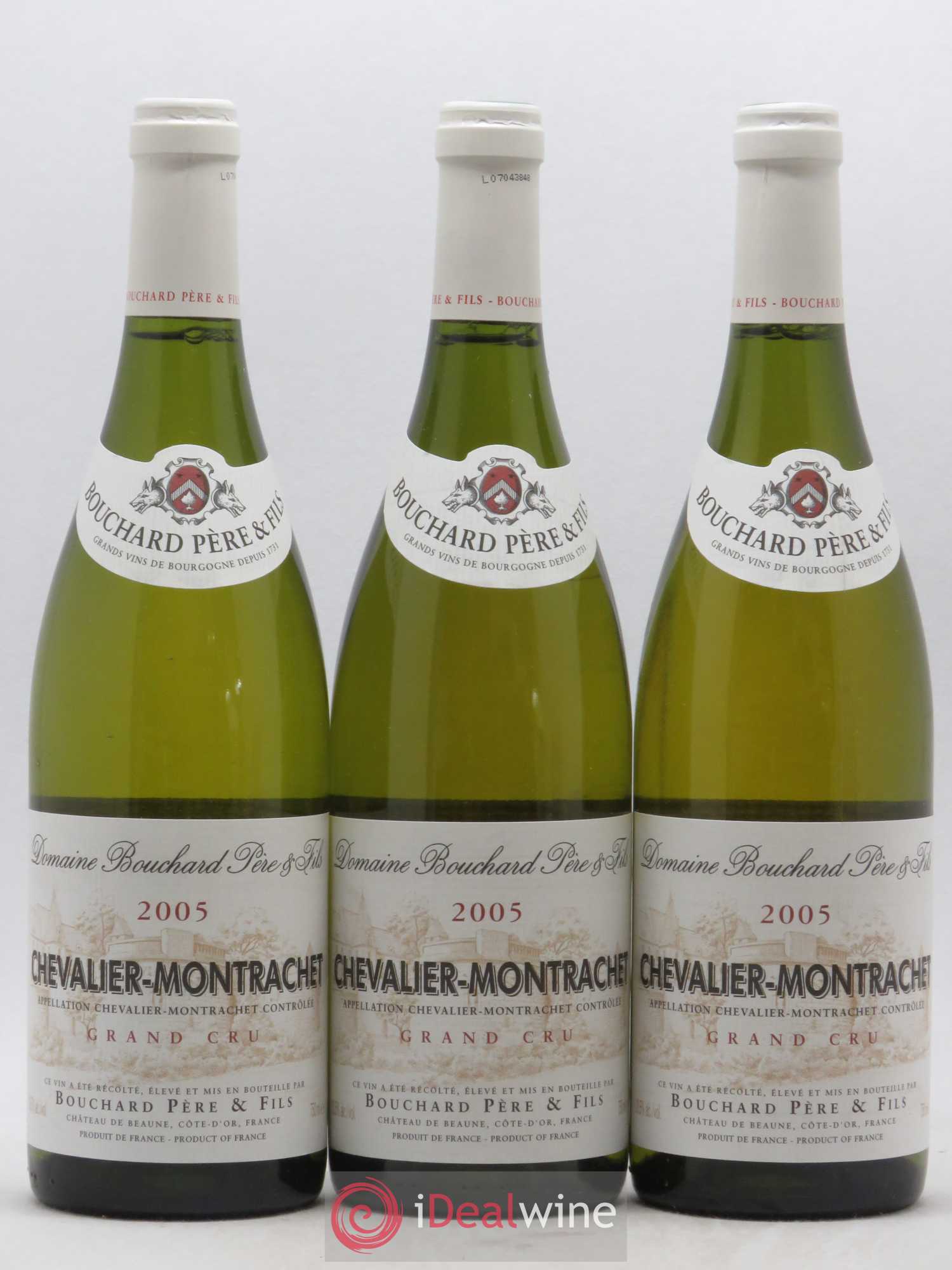 Chevalier-Montrachet Grand Cru Bouchard Père & Fils 2005 - Lot de 3 bouteilles - 0