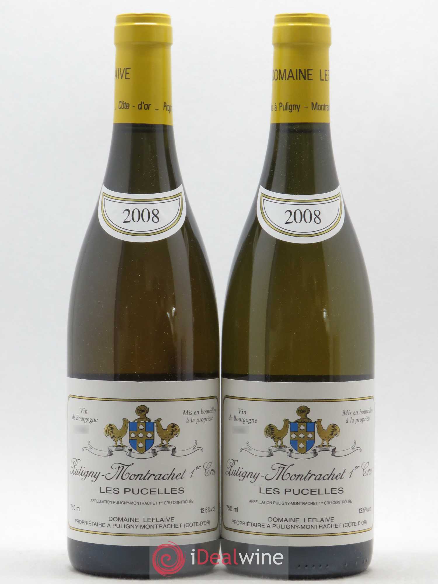 Puligny-Montrachet 1er Cru Les Pucelles Leflaive (Domaine) 2008 - Lot de 2 bouteilles - 0