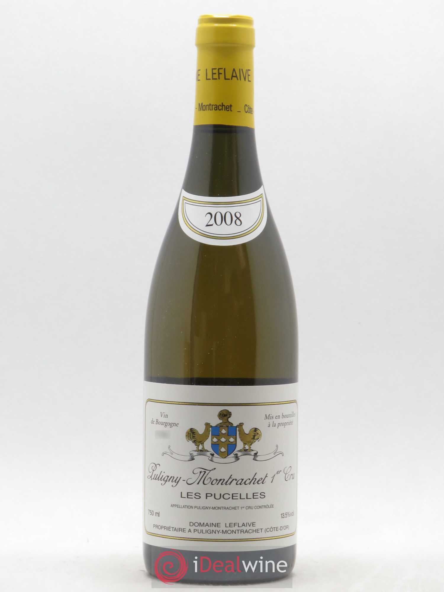 Puligny-Montrachet 1er Cru Les Pucelles Leflaive (Domaine) 2008 - Lot de 1 bouteille - 0