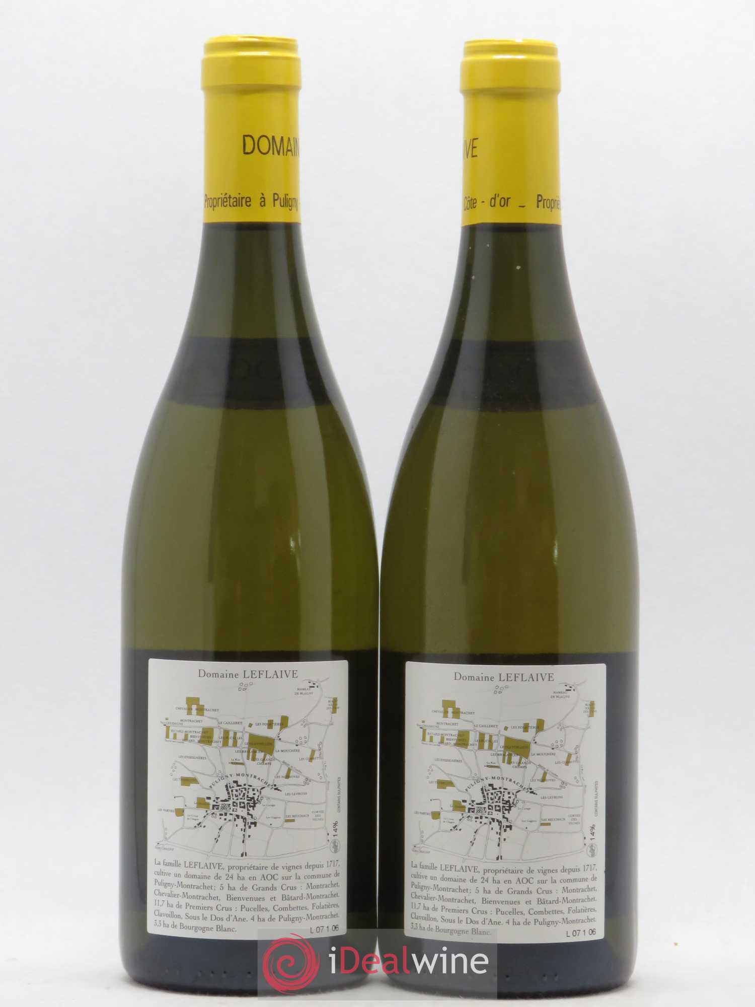 Bienvenues-Bâtard-Montrachet Grand Cru Leflaive (Domaine) 2006 - Lot de 2 bouteilles - 1