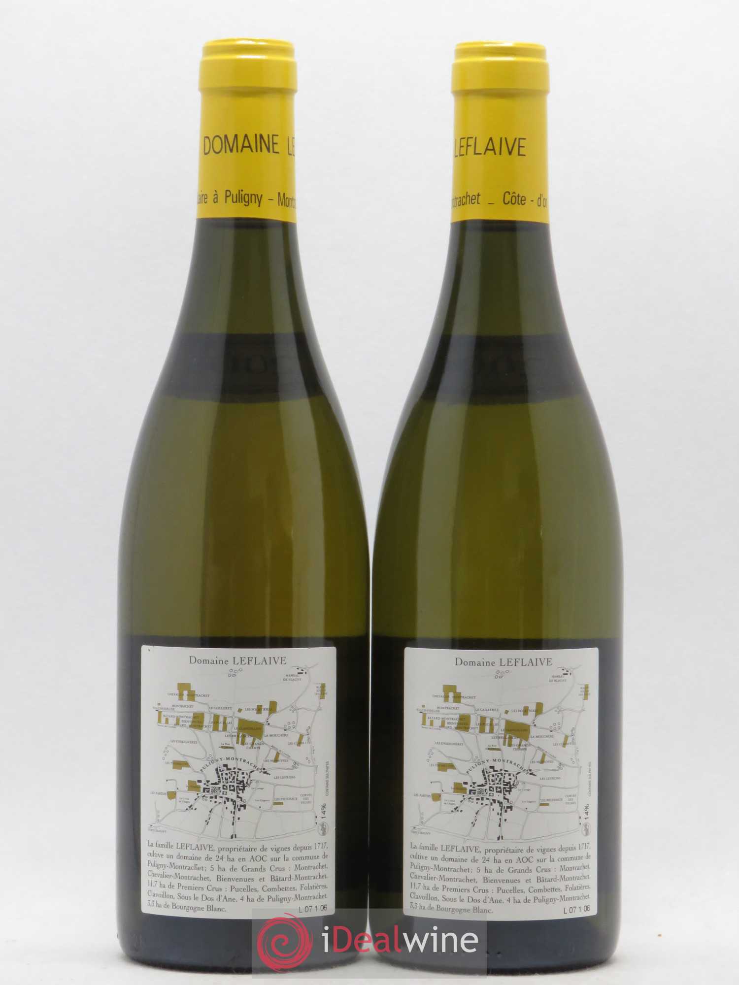 Bienvenues-Bâtard-Montrachet Grand Cru Leflaive (Domaine) 2006 - Lot de 2 bouteilles - 1